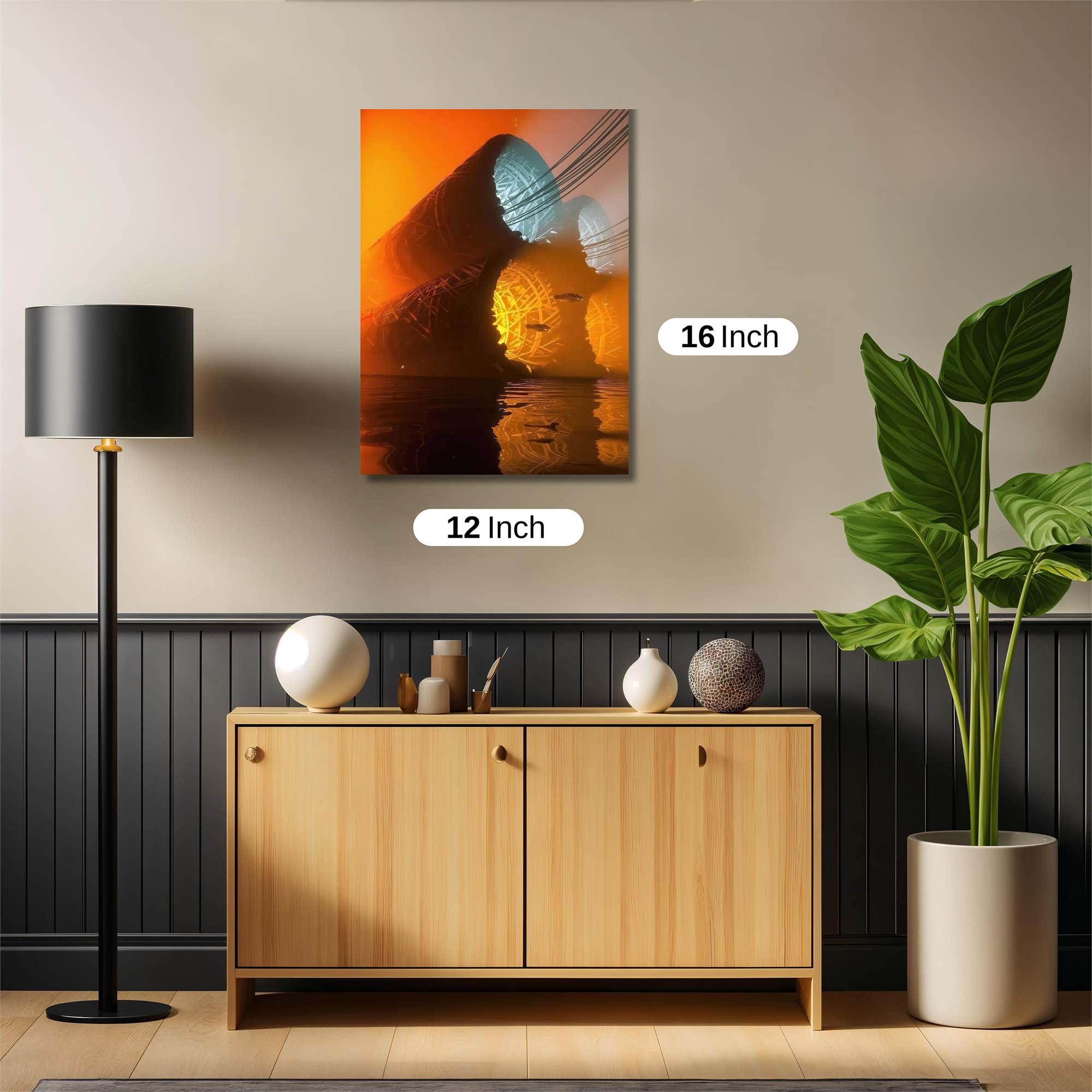 Futuristic Abyss Safe Wall Magnetic / M