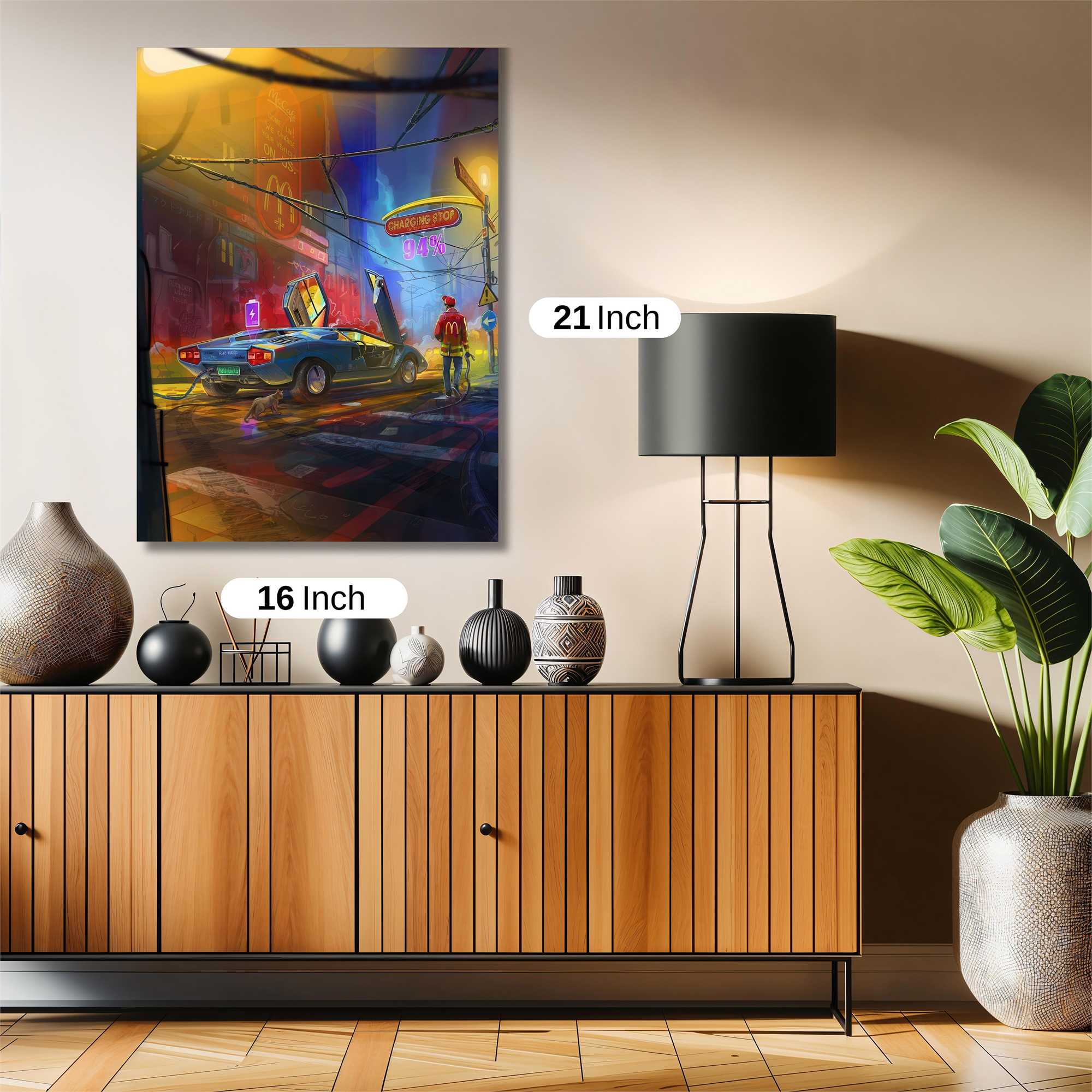 Electric Vibrance Safe Wall Magnetic / M