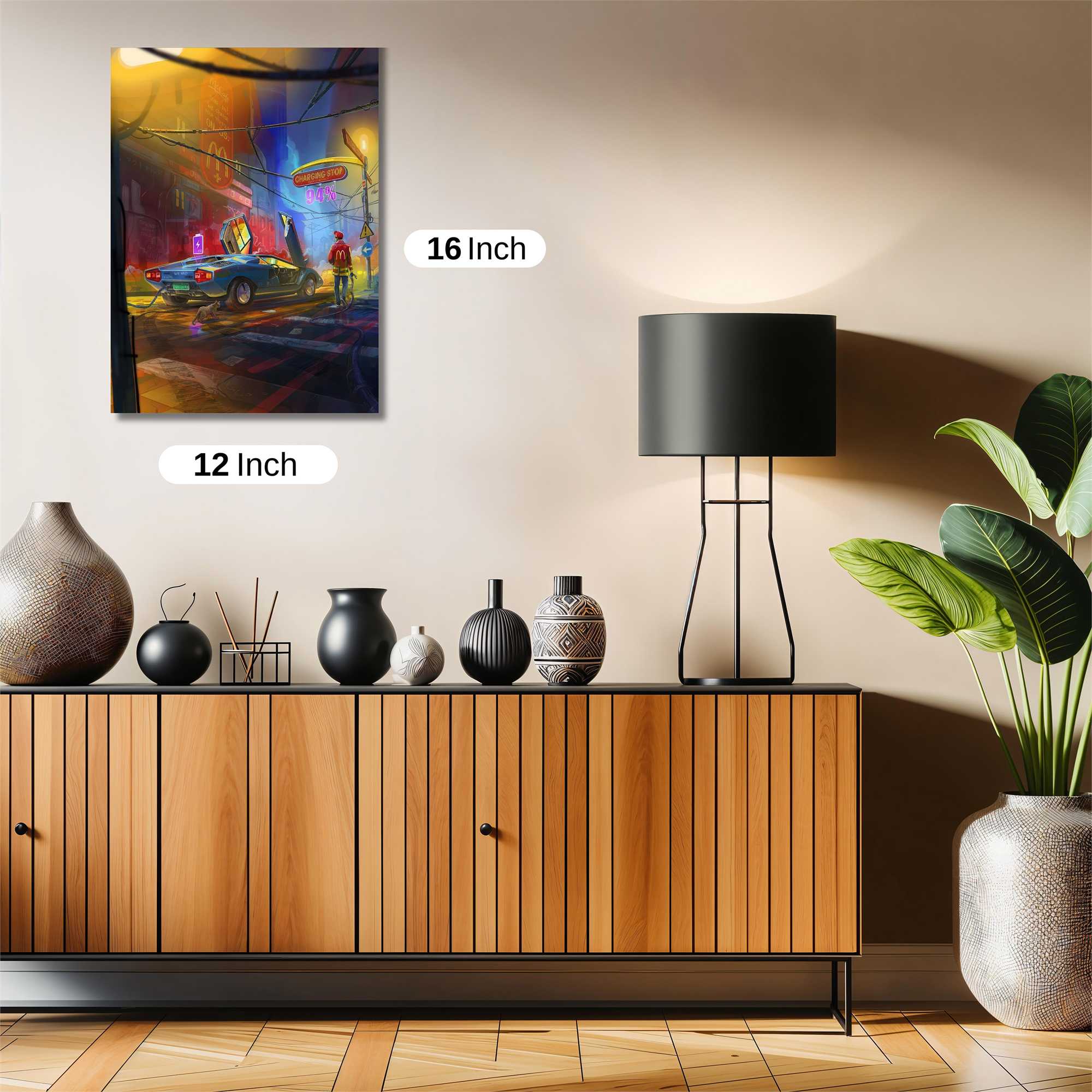 Electric Vibrance Safe Wall Magnetic / M