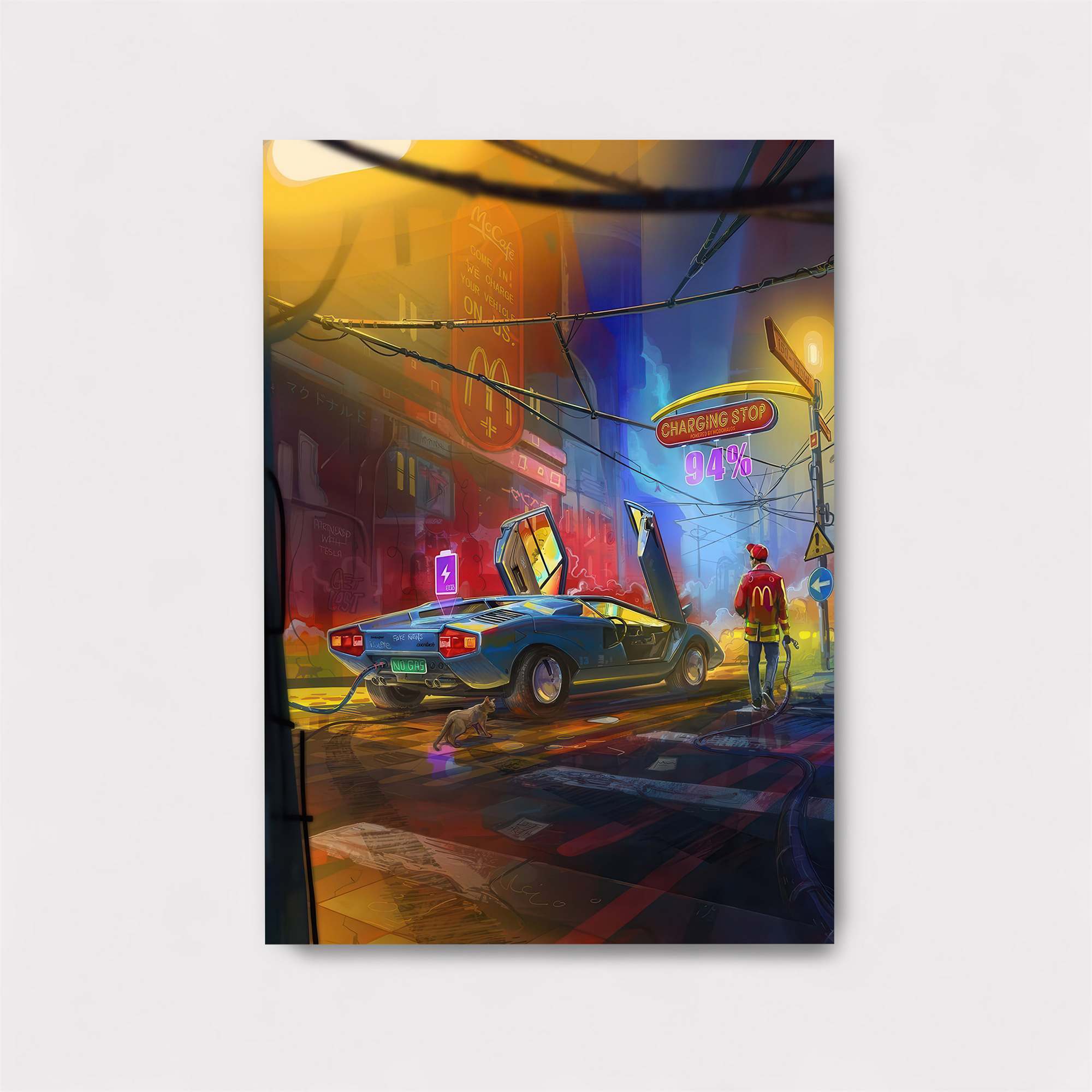 Electric Vibrance Safe Wall Magnetic / M