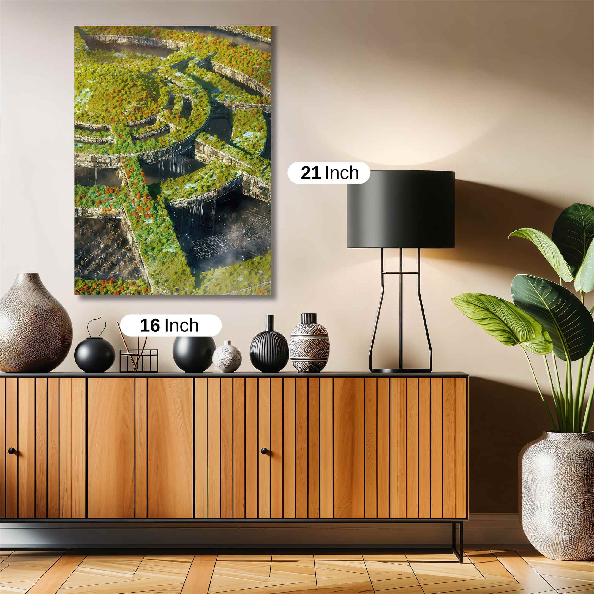 Verdant Spiral Safe Wall Magnetic / M