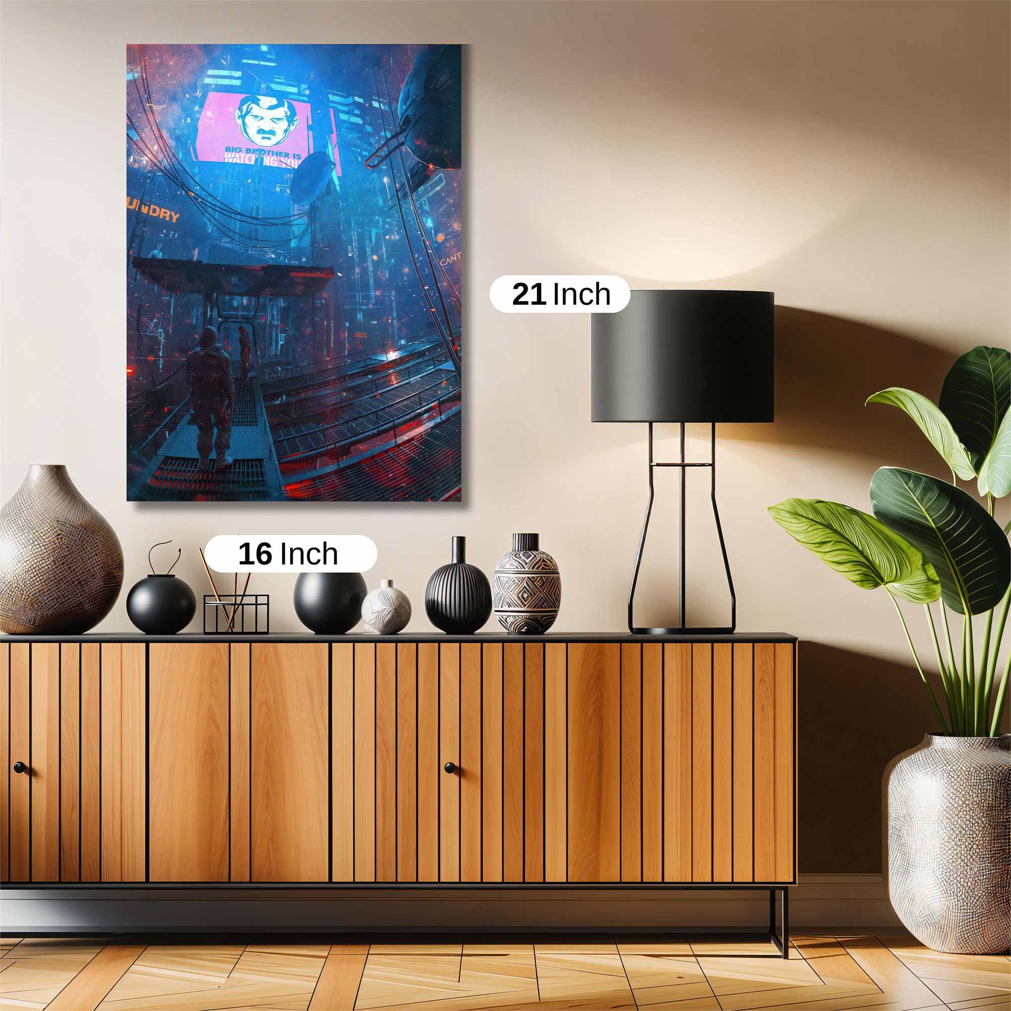 Dystopian Gaze Safe Wall Magnetic / M