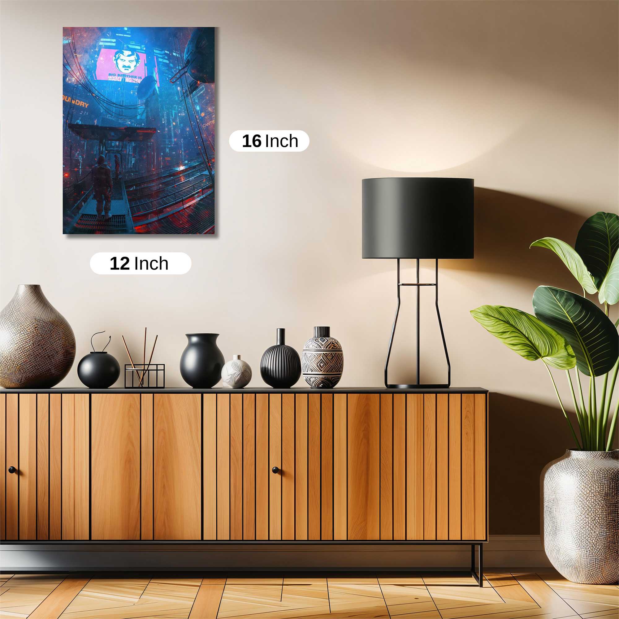 Dystopian Gaze Safe Wall Magnetic / M