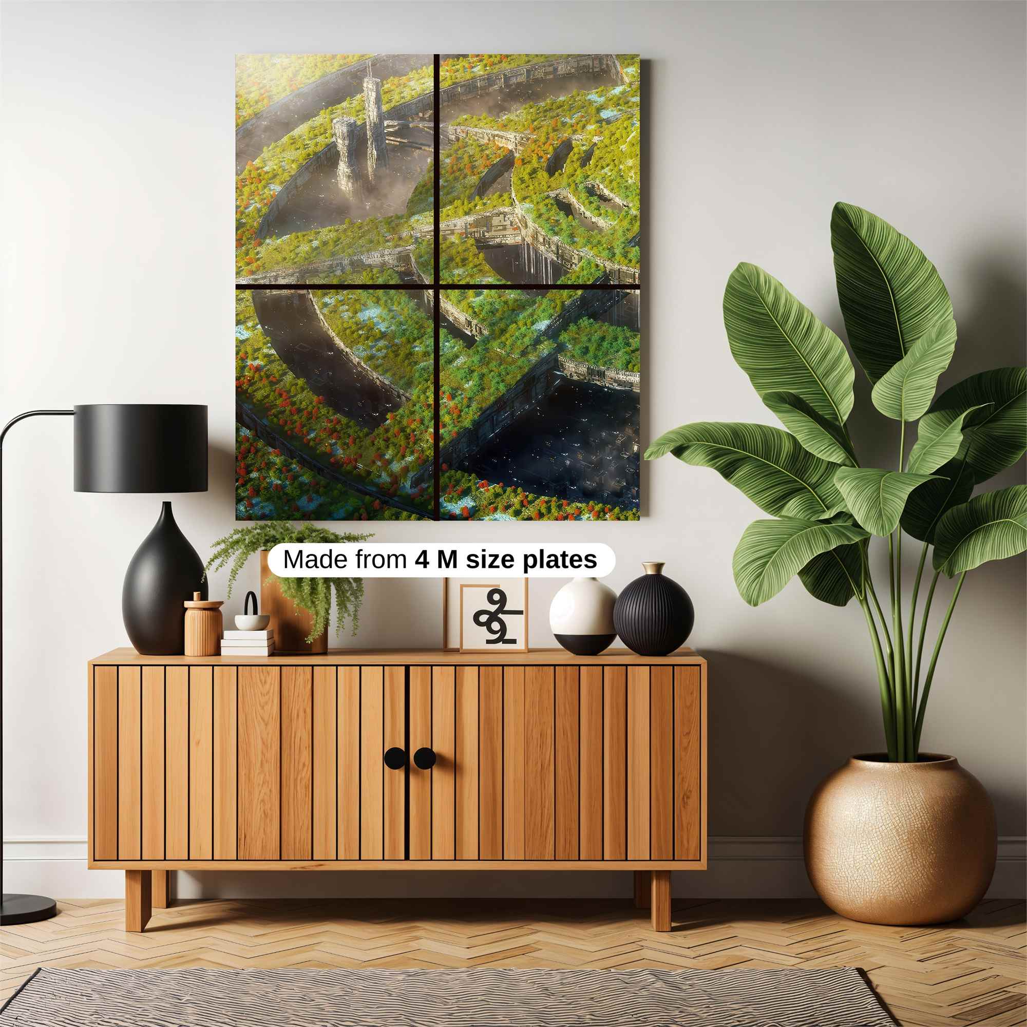 Verdant Spiral Safe Wall Magnetic / M