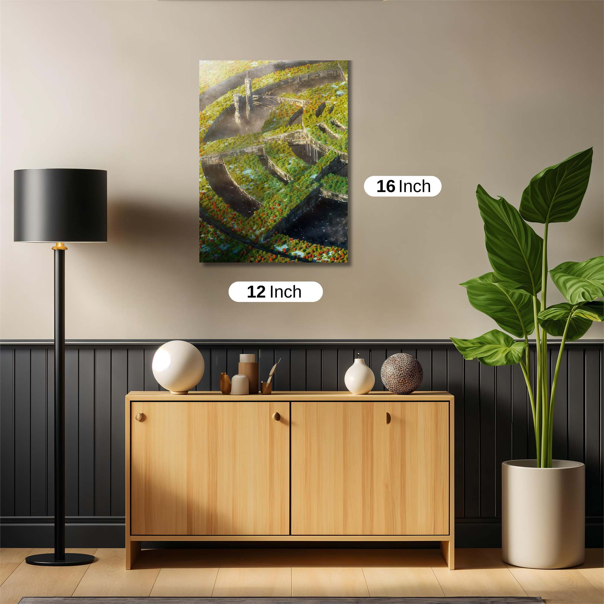 Verdant Spiral Safe Wall Magnetic / M