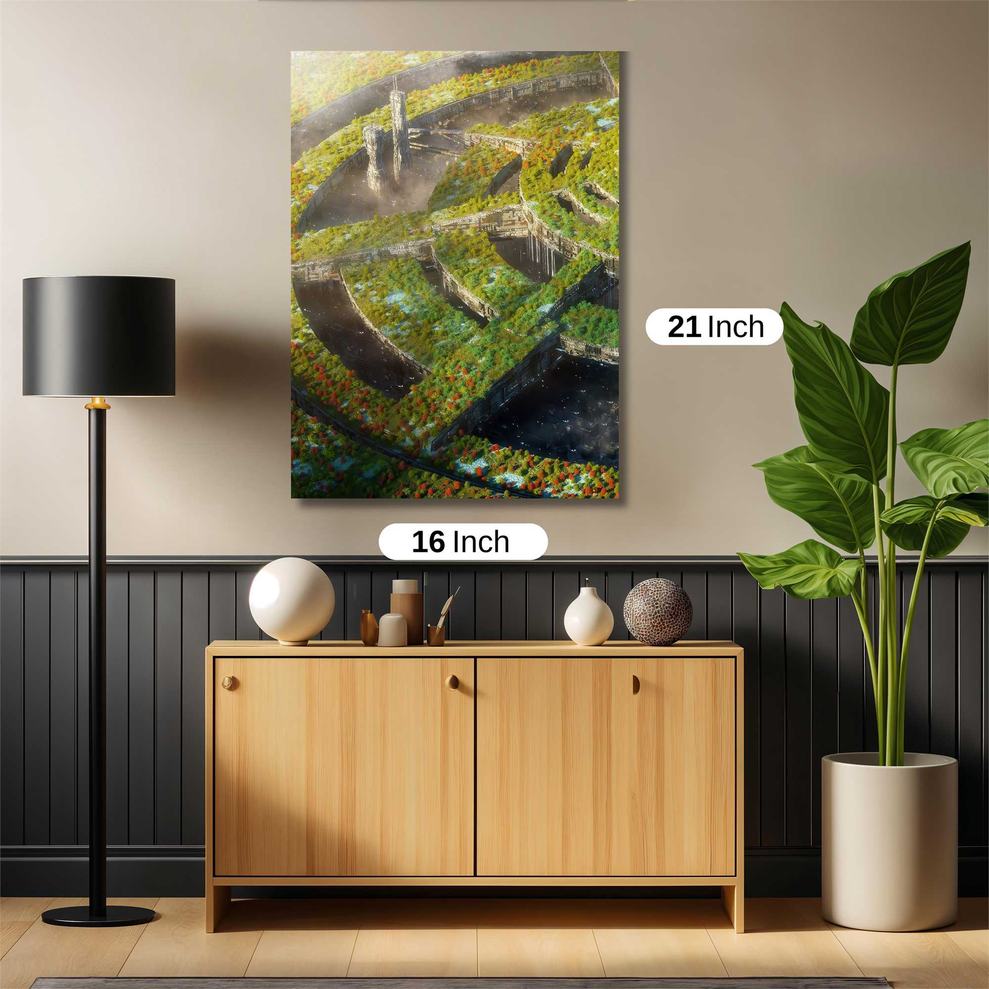 Verdant Spiral Safe Wall Magnetic / M