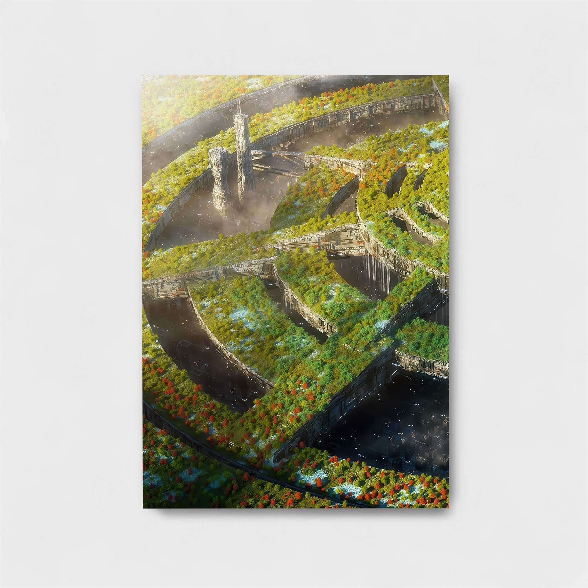 Verdant Spiral Safe Wall Magnetic / M