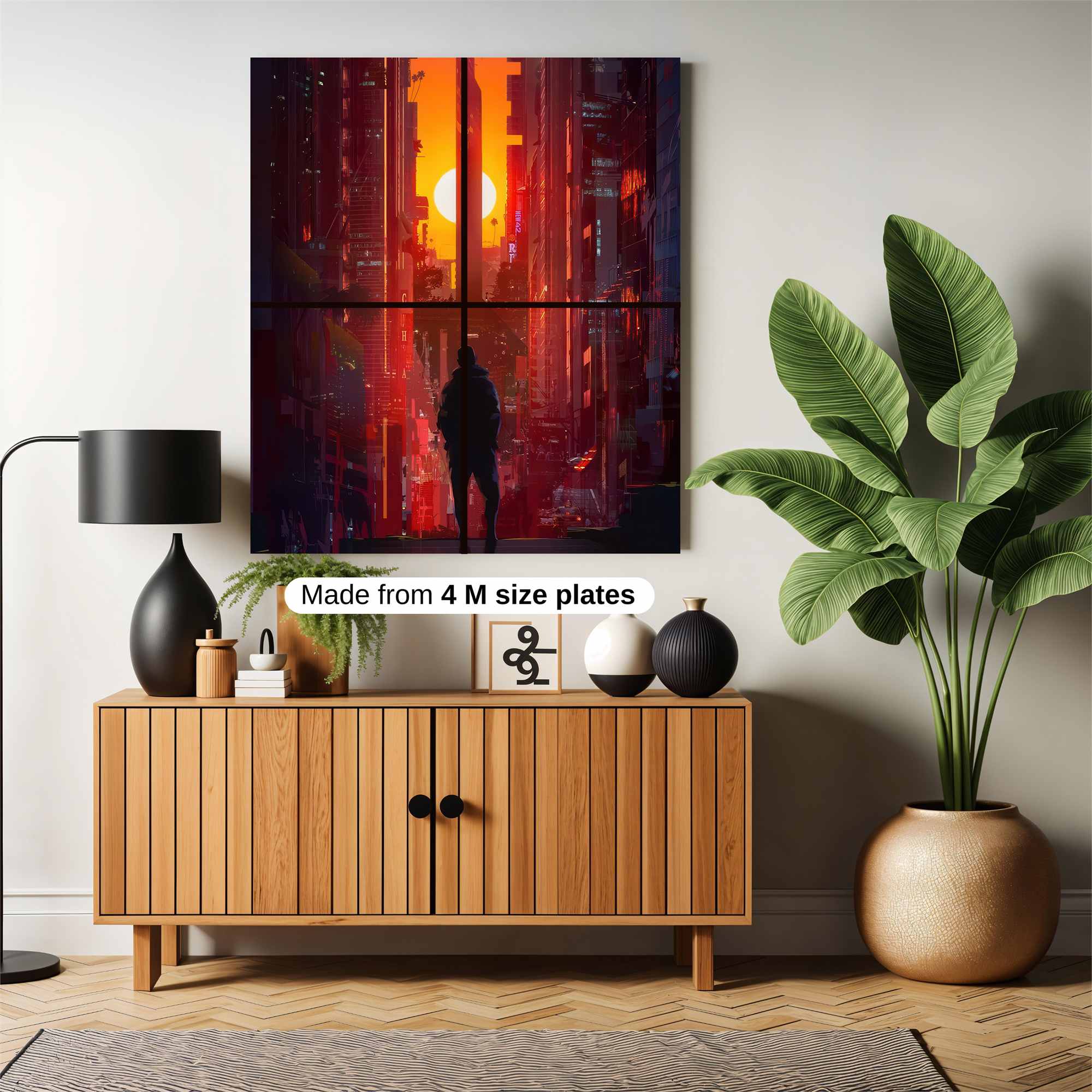 Neon Solitude Safe Wall Magnetic / M