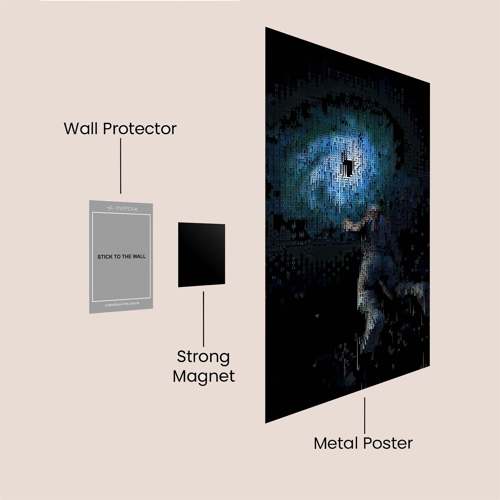 Cosmic Enigma Safe Wall Magnetic / M