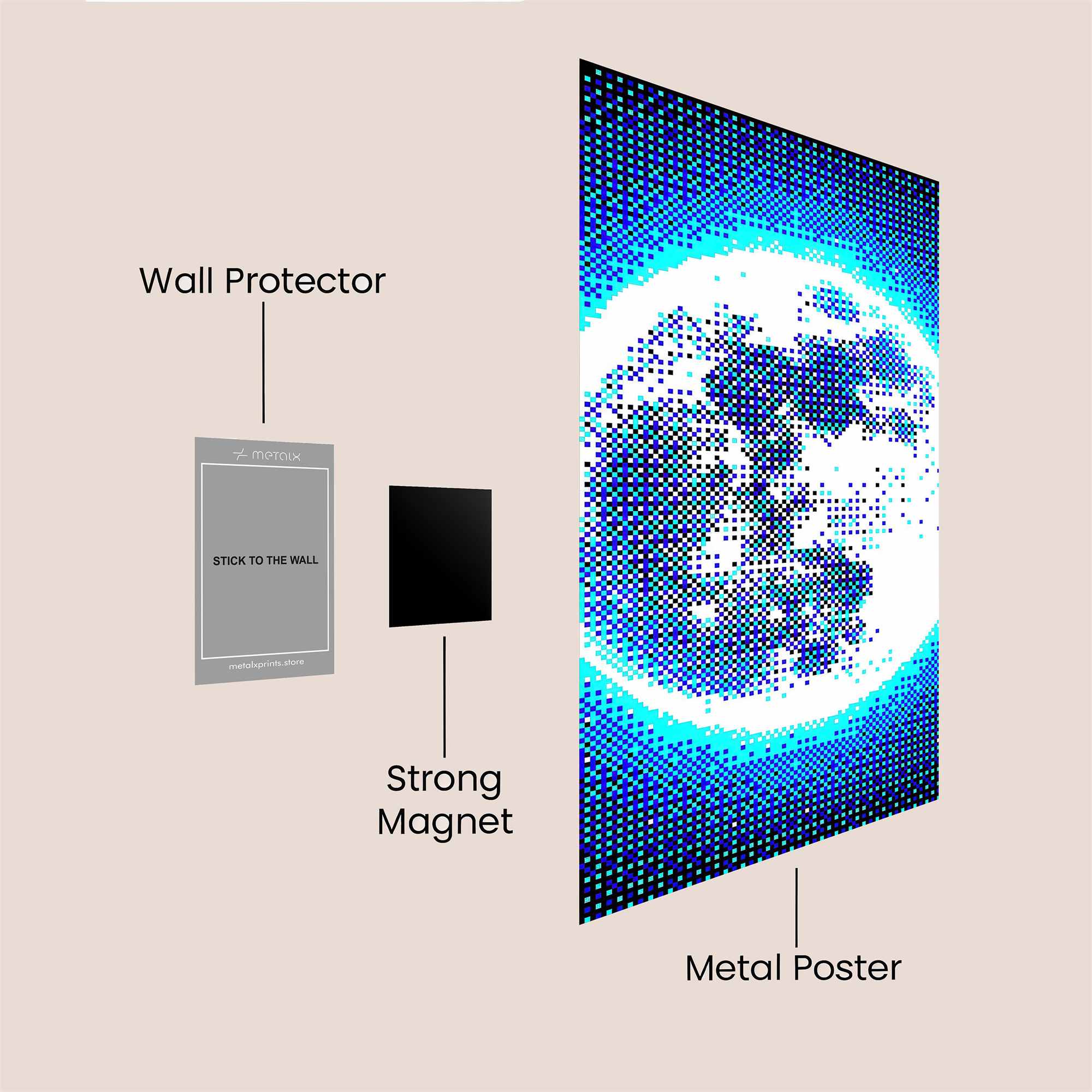 Luminous Orchestrations Safe Wall Magnetic / M