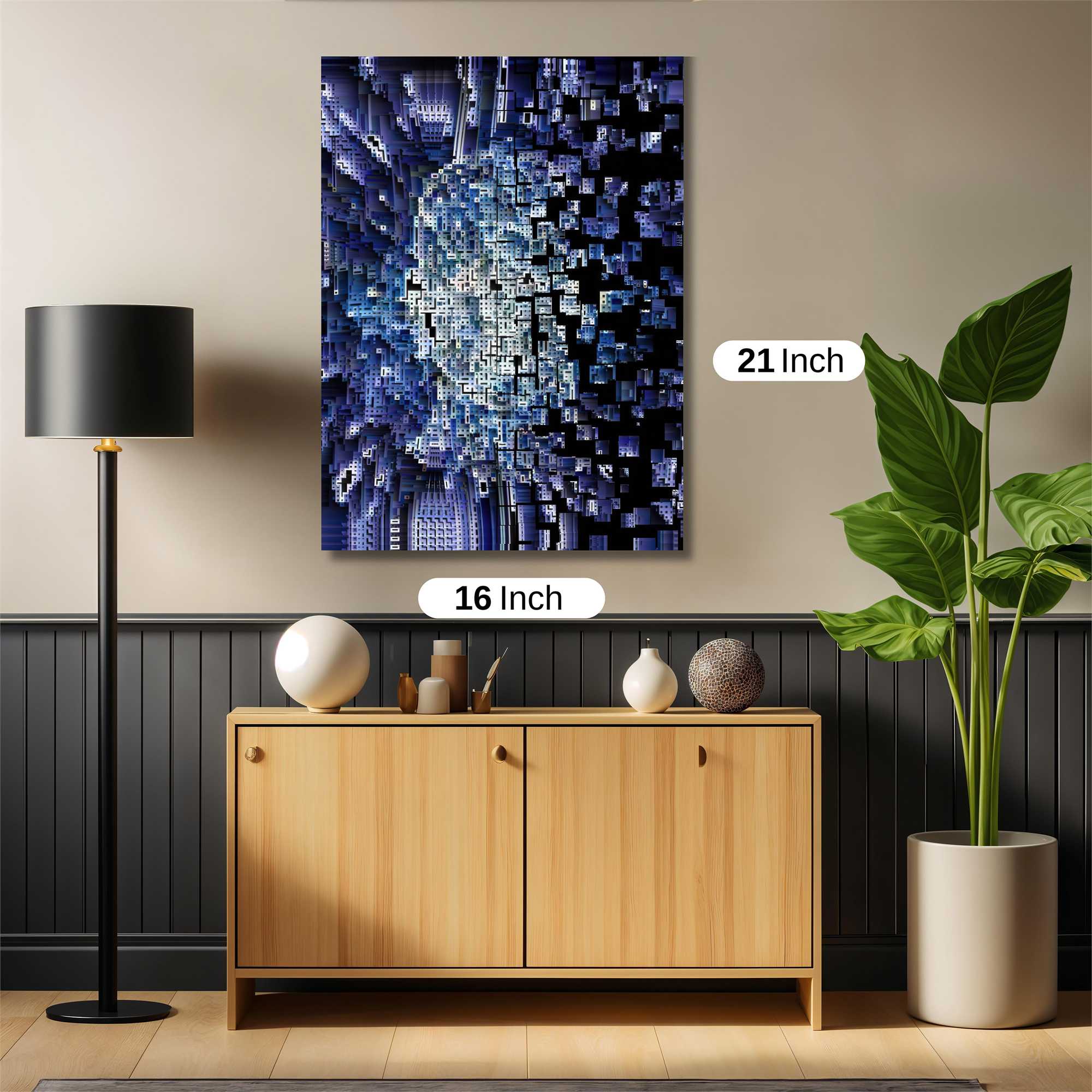 Digital Fractals Safe Wall Magnetic / M