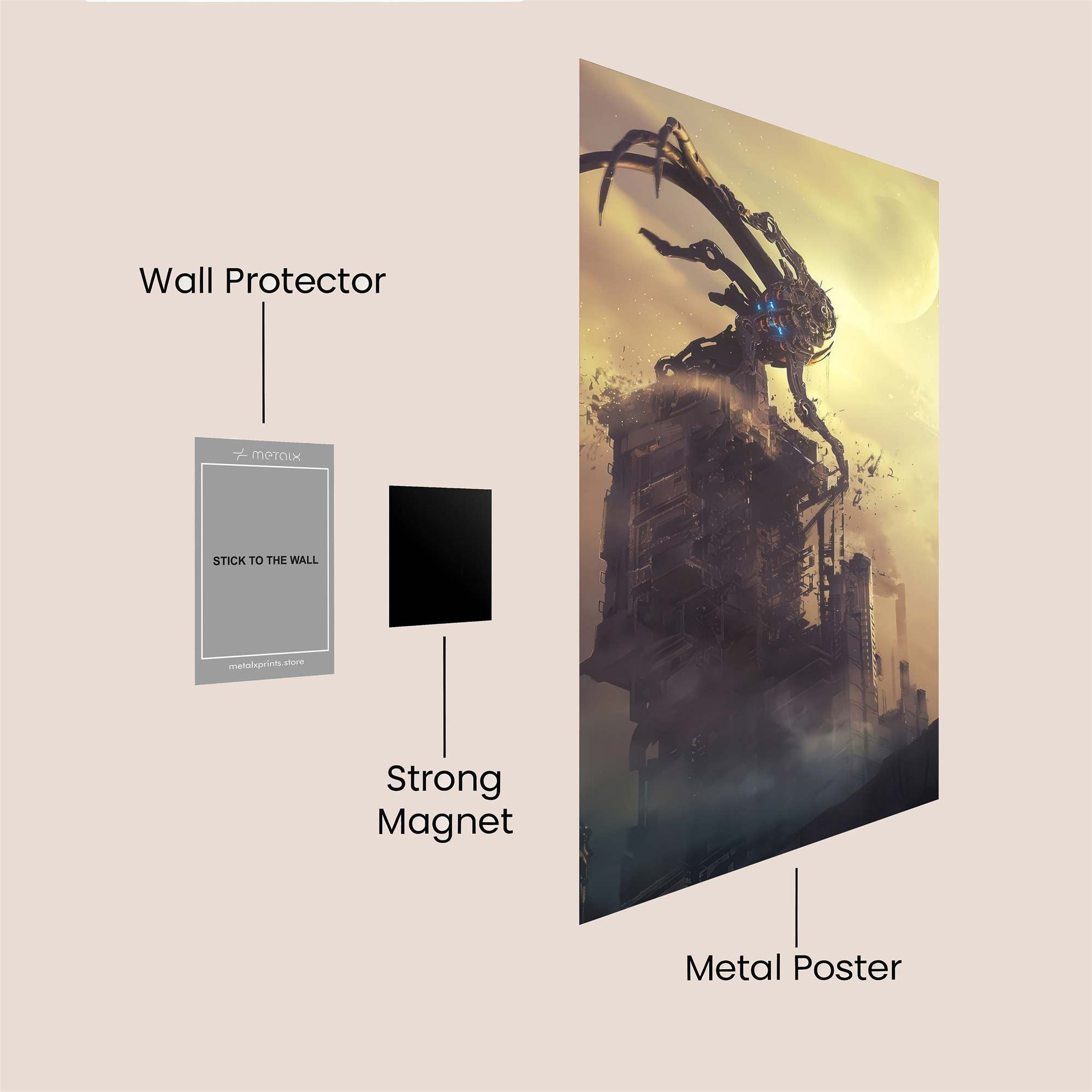 Colossal Menace Safe Wall Magnetic / M