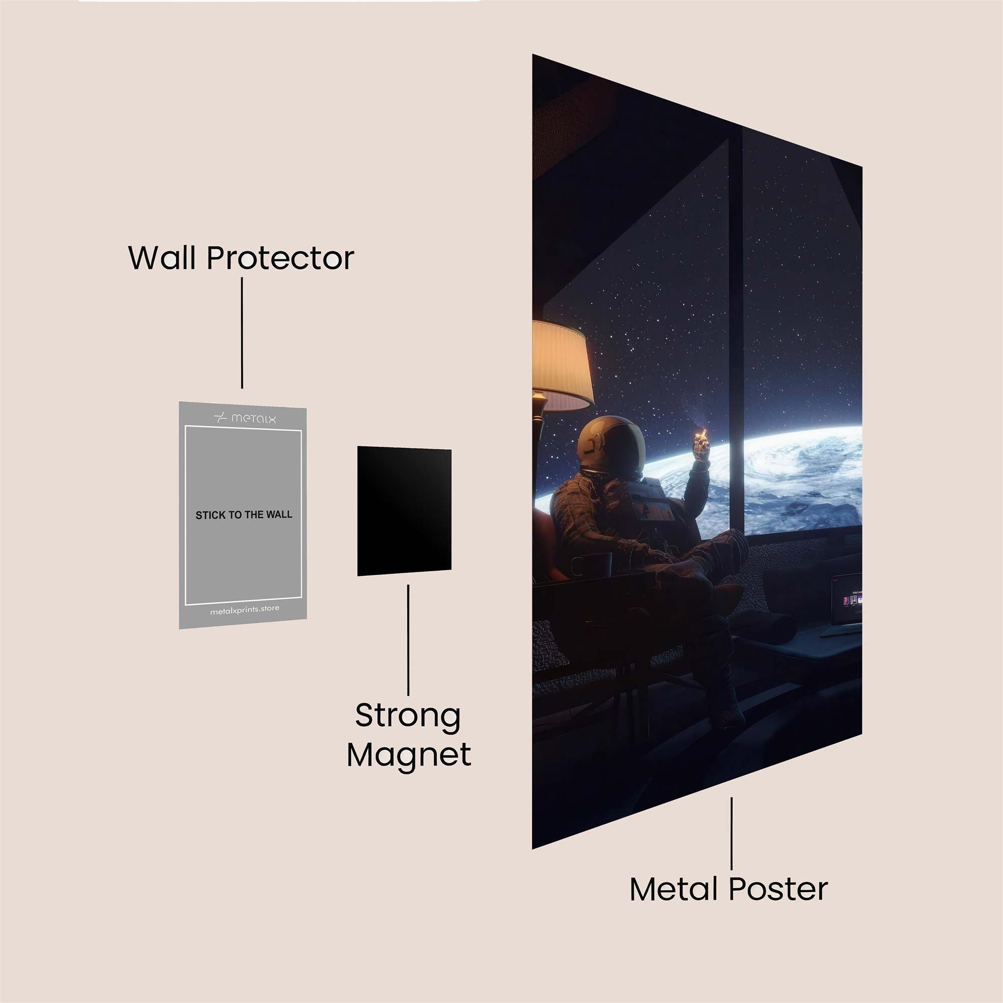 Cosmic Solitude Safe Wall Magnetic / M