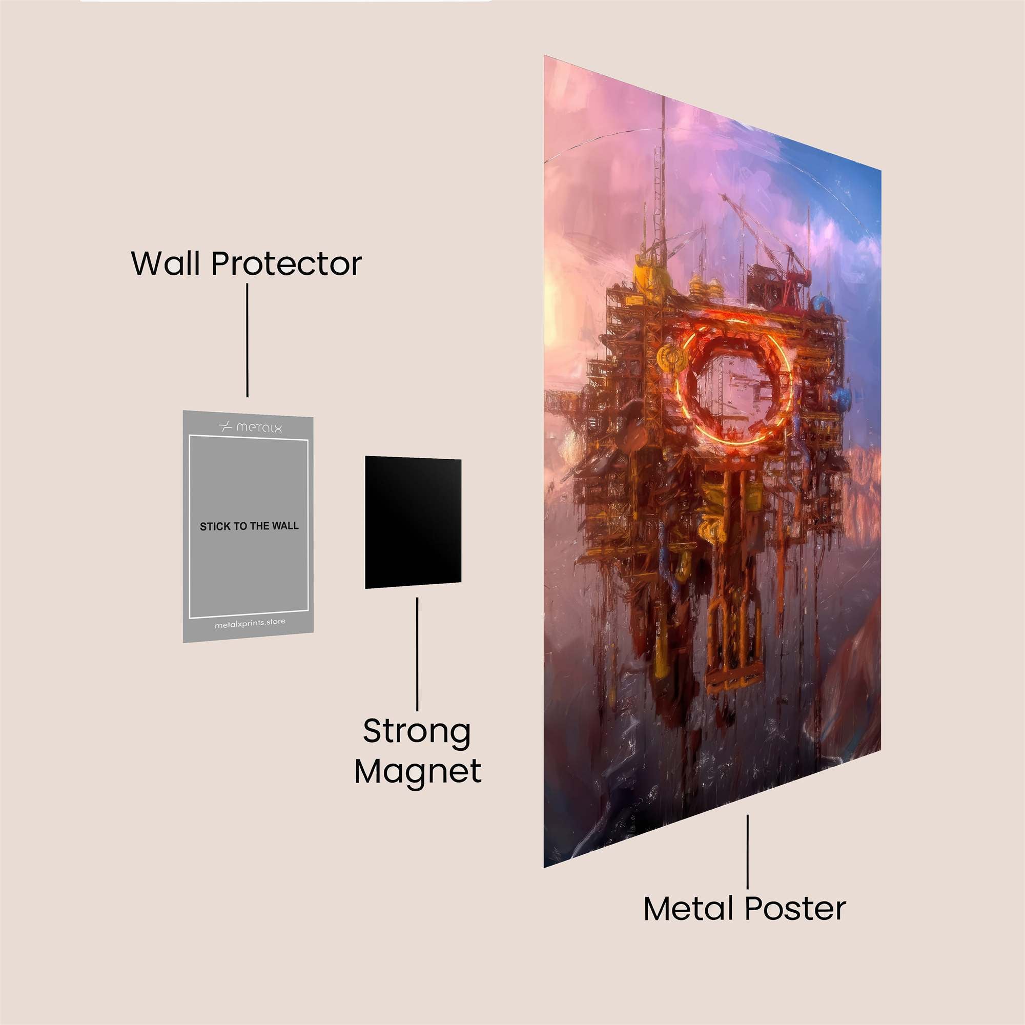 Industrial Reverie Safe Wall Magnetic / M