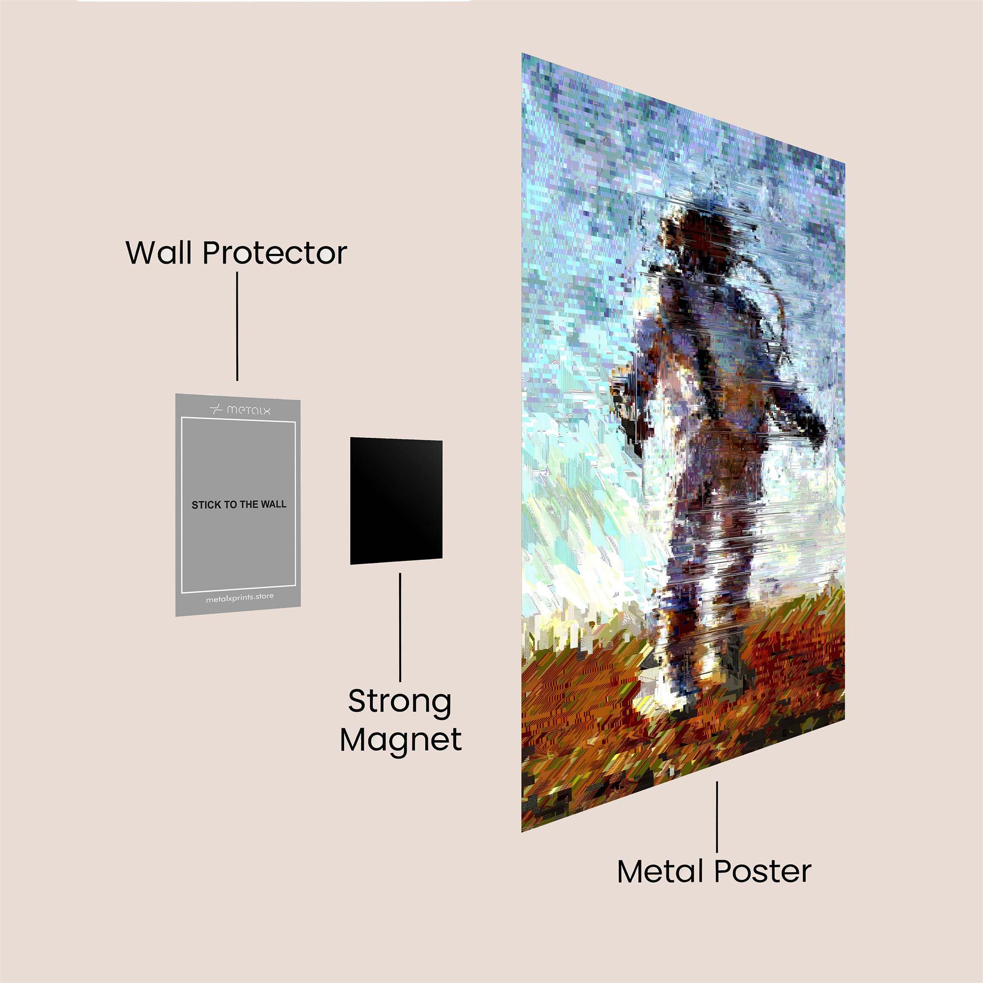 Cosmic Wanderlust Safe Wall Magnetic / M