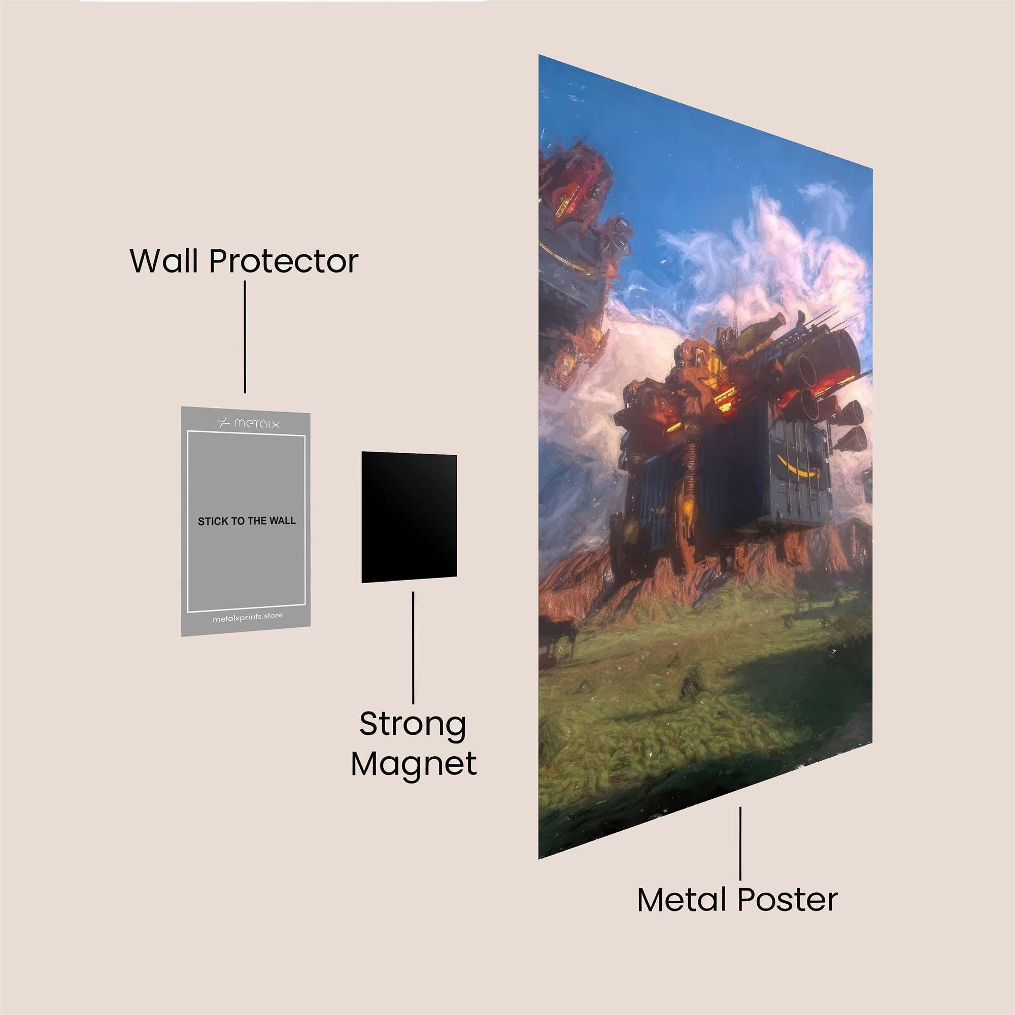 Skyward Odyssey Safe Wall Magnetic / M
