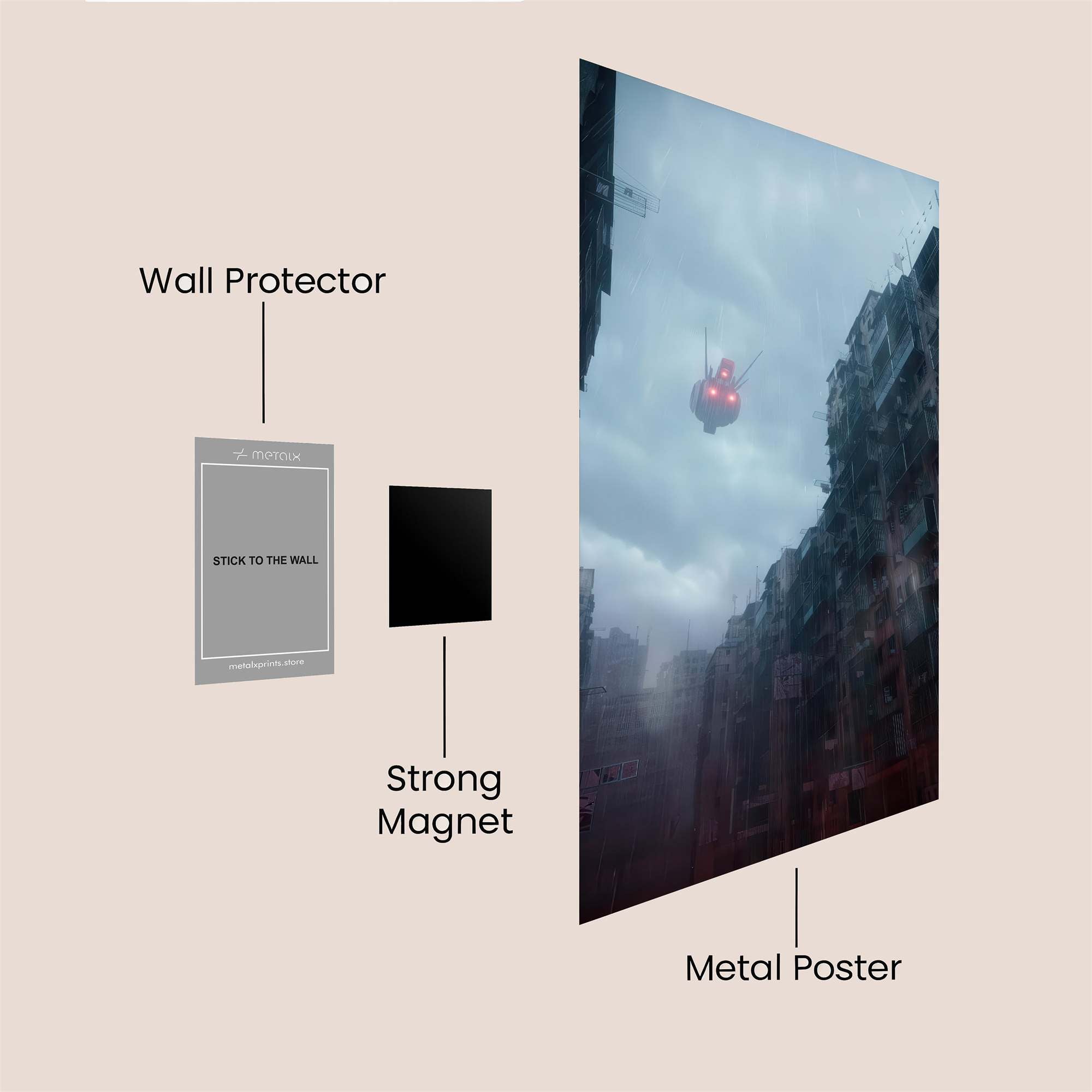 Urban Wilderness Safe Wall Magnetic / M