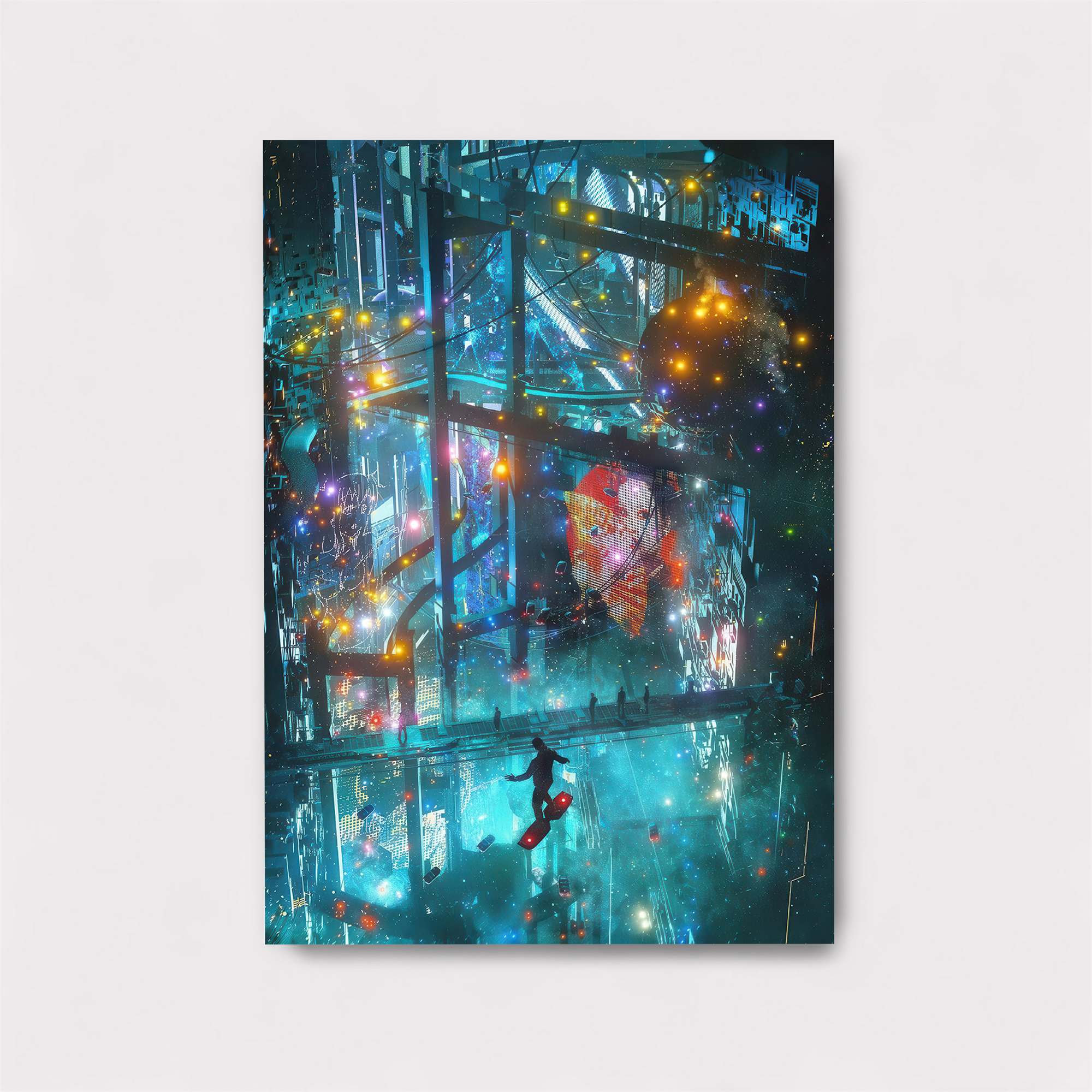 Neon Dreams Safe Wall Magnetic / M