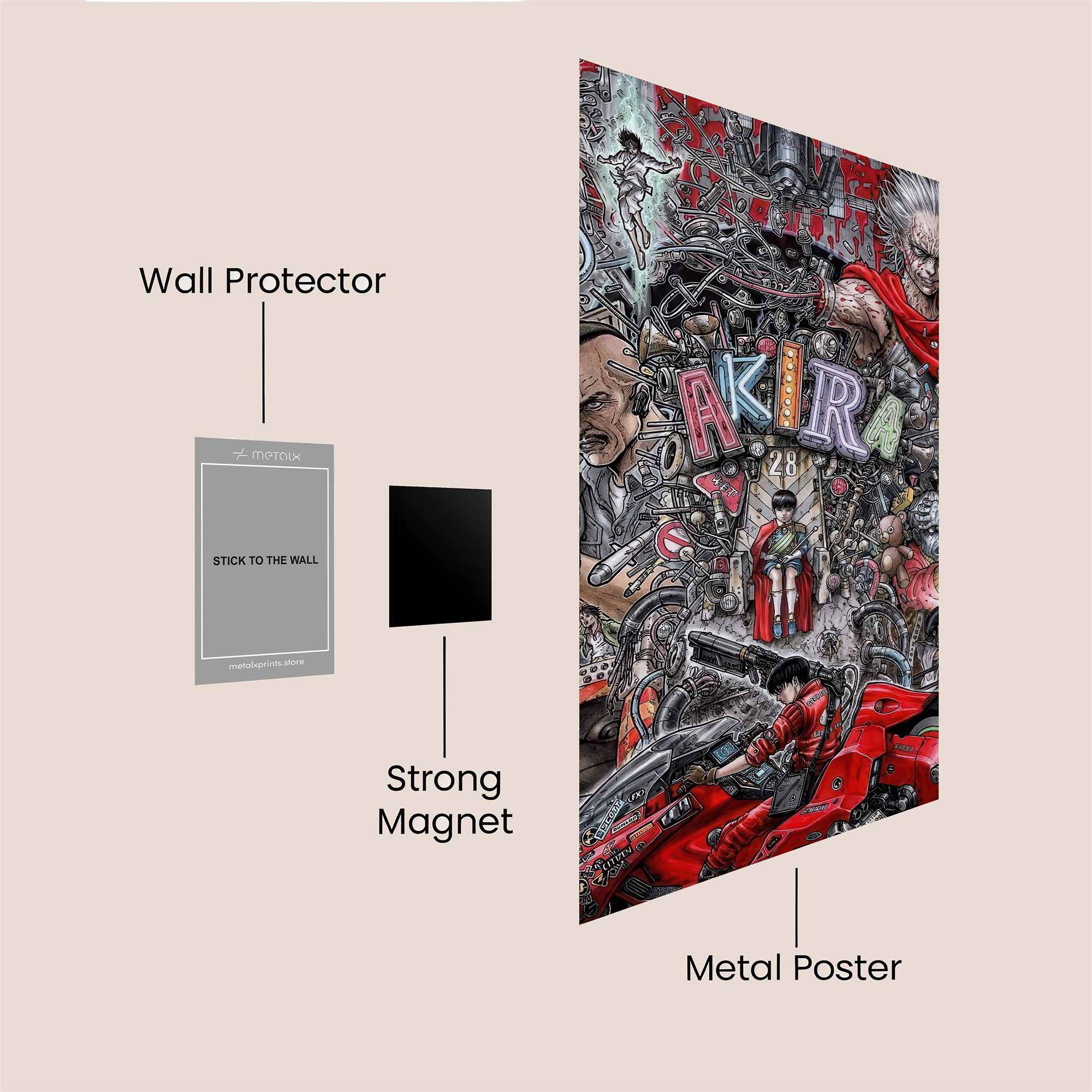 Akira Odyssey Safe Wall Magnetic / M
