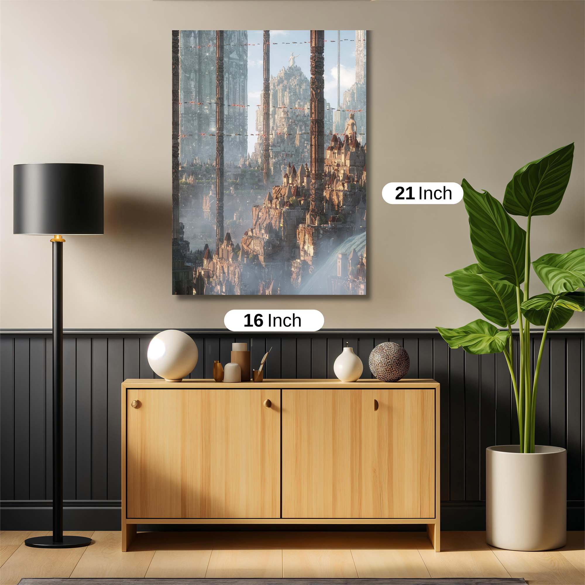 Gothic Heights Safe Wall Magnetic / M