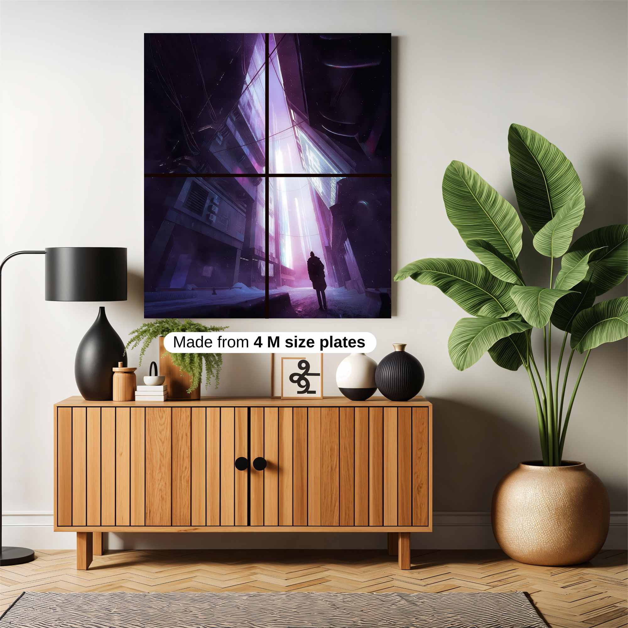 Neon Solitude Safe Wall Magnetic / M