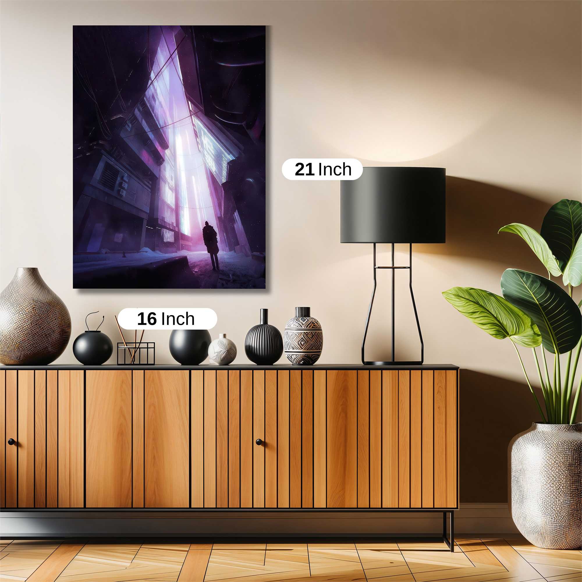 Neon Solitude Safe Wall Magnetic / M