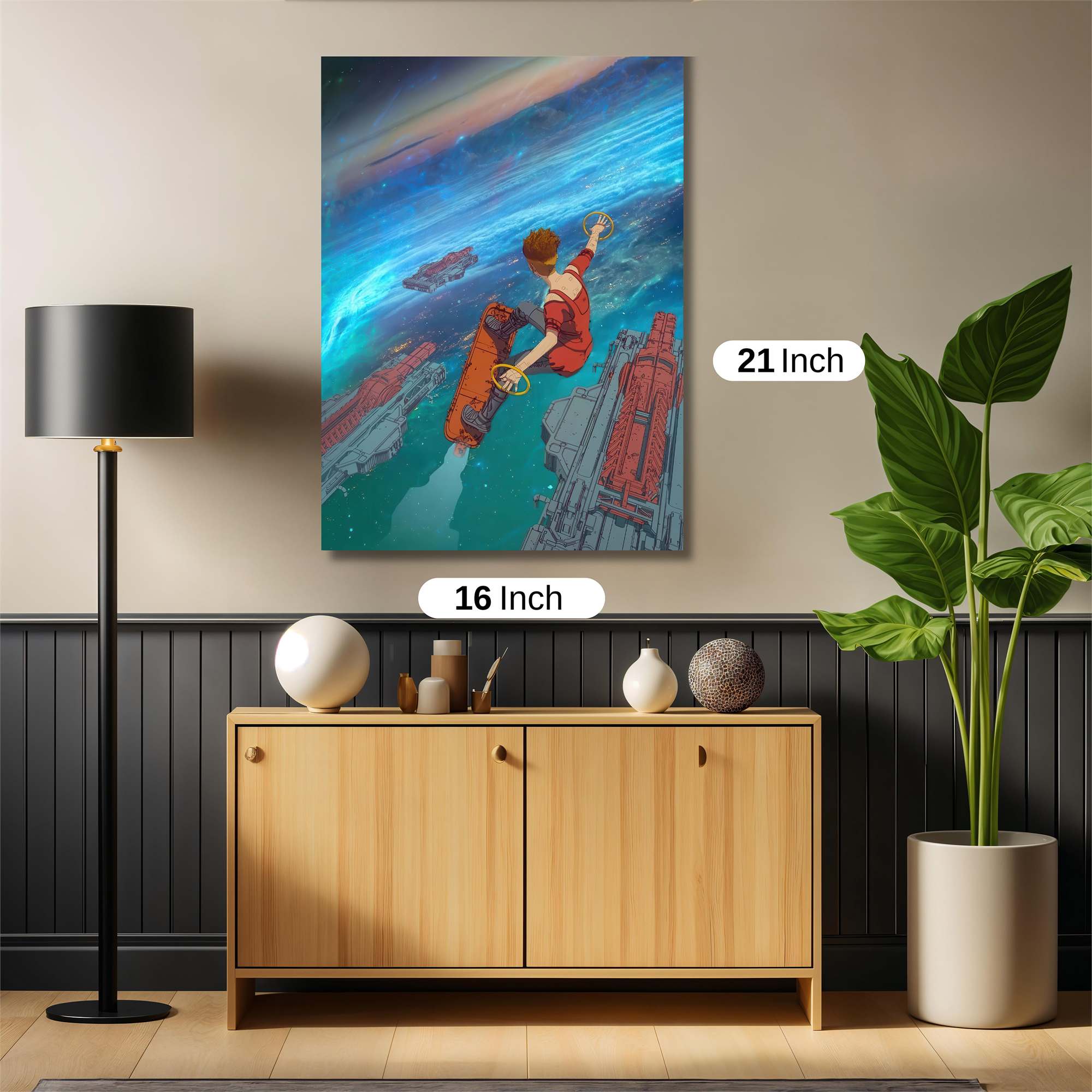 Galactic Surfing Safe Wall Magnetic / M