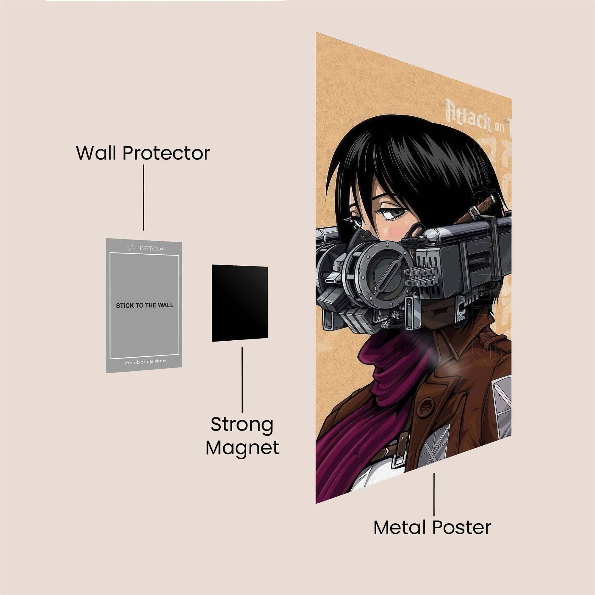 Mikasa Enigma Safe Wall Magnetic / M