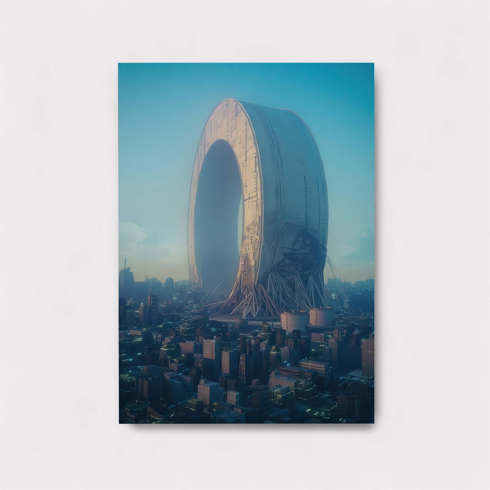 Futuristic Monolith Safe Wall Magnetic / M