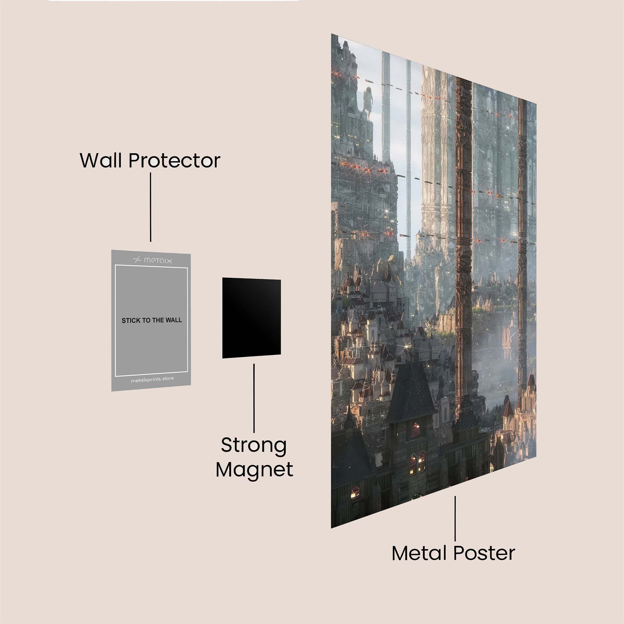 Gothic Reverie Safe Wall Magnetic / M