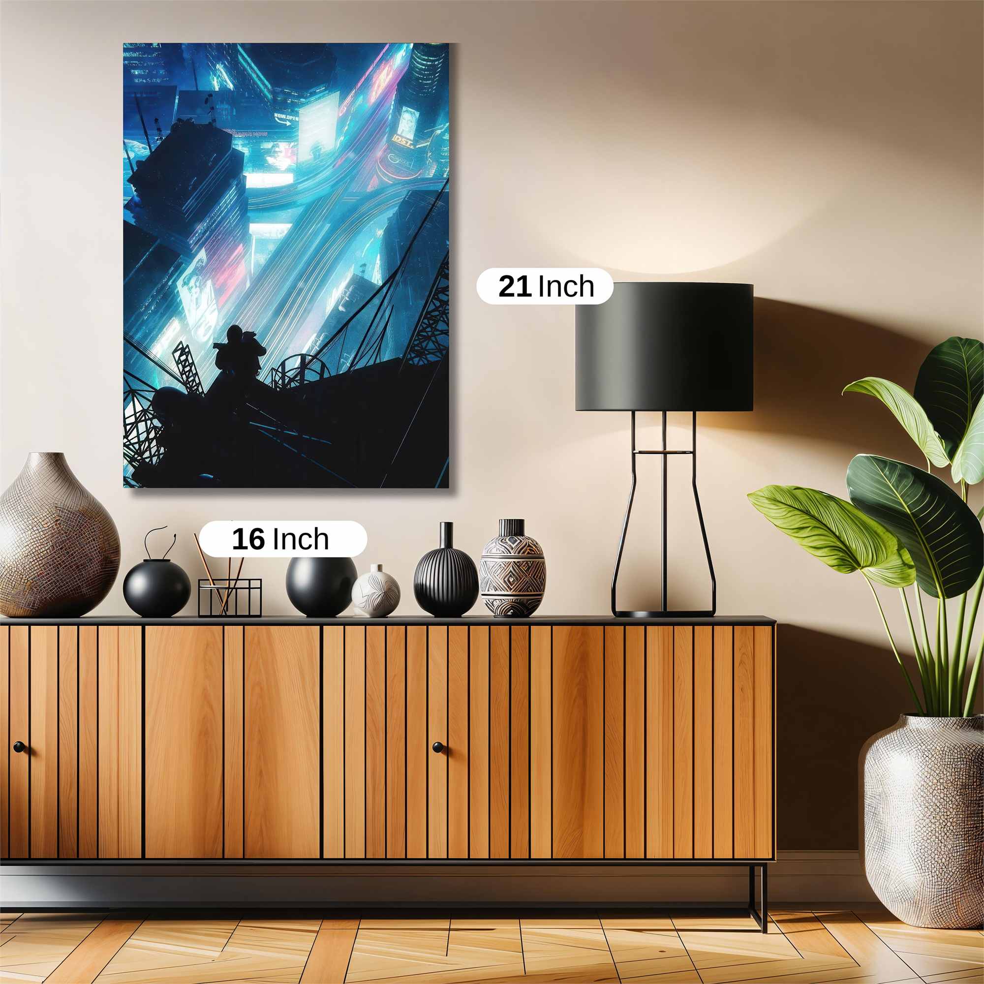 Neon Heights Safe Wall Magnetic / M