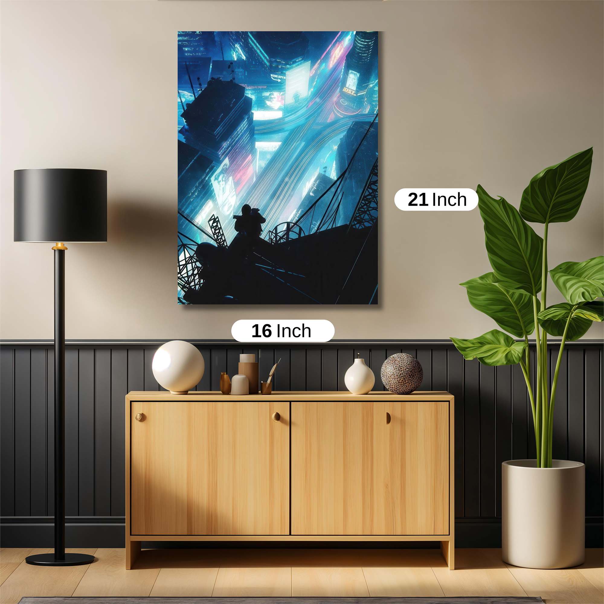 Neon Heights Safe Wall Magnetic / M