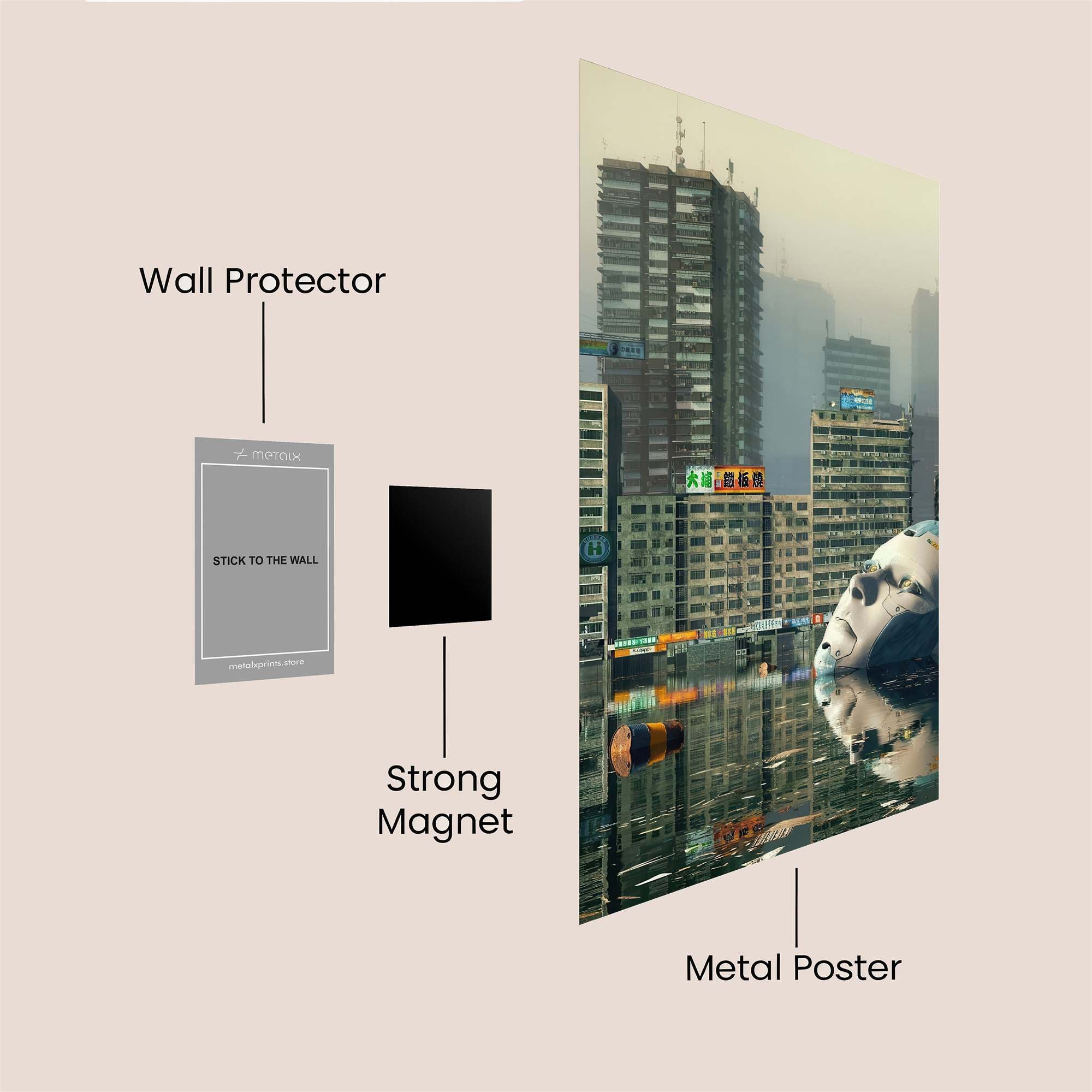 Fallen Reverie Safe Wall Magnetic / M
