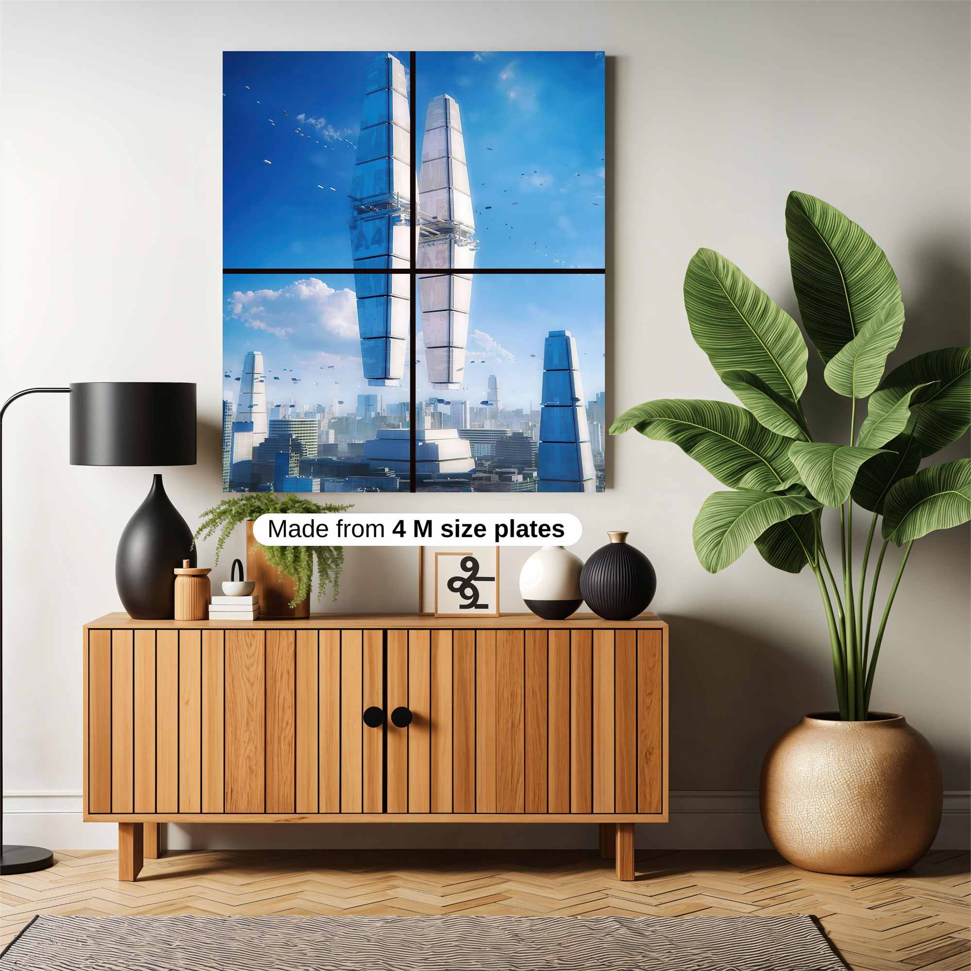 Futuristic Ascendancy Safe Wall Magnetic / M