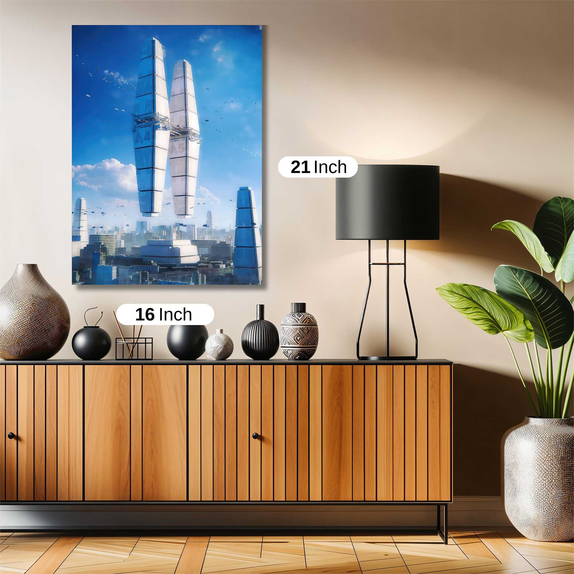 Futuristic Ascendancy Safe Wall Magnetic / M