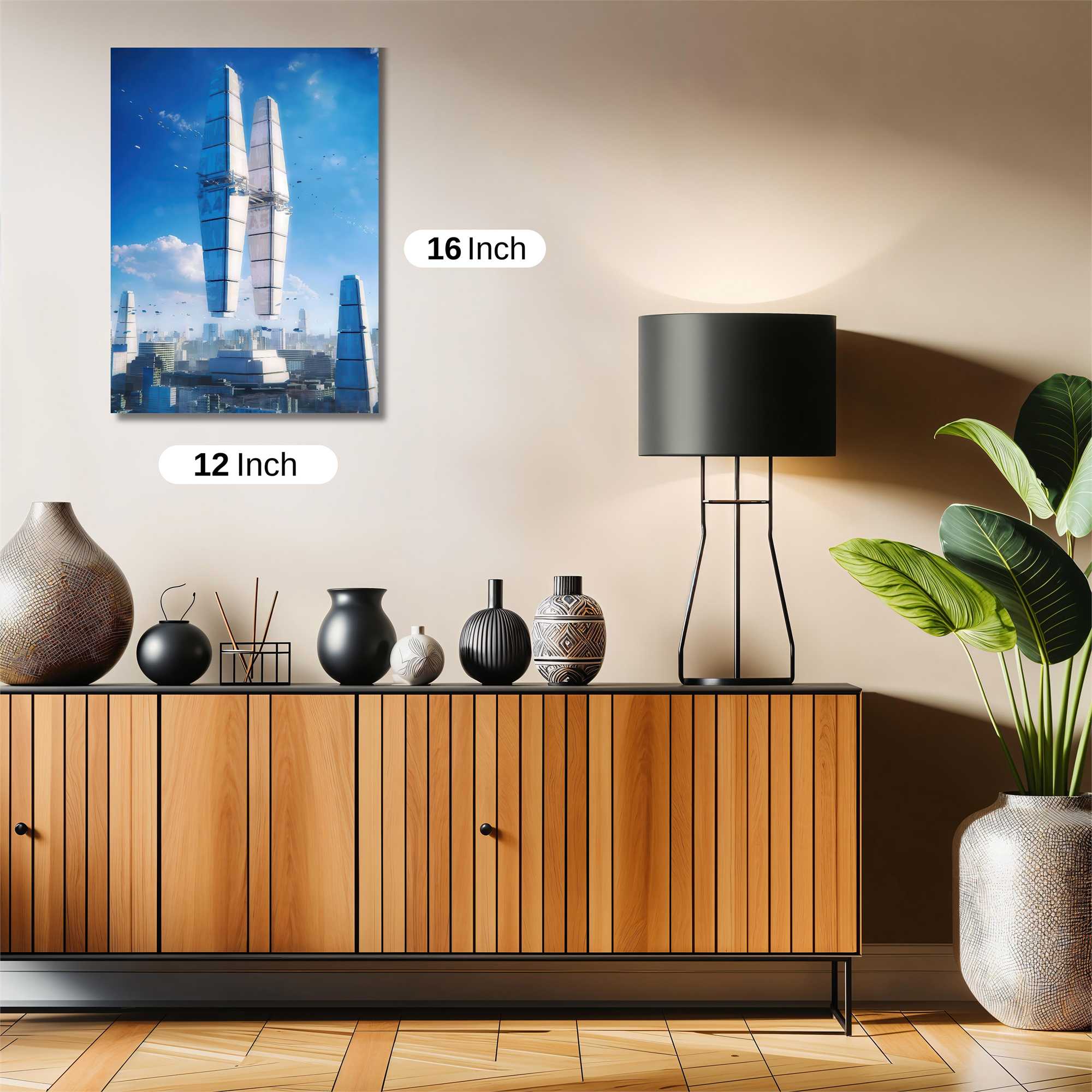 Futuristic Ascendancy Safe Wall Magnetic / M