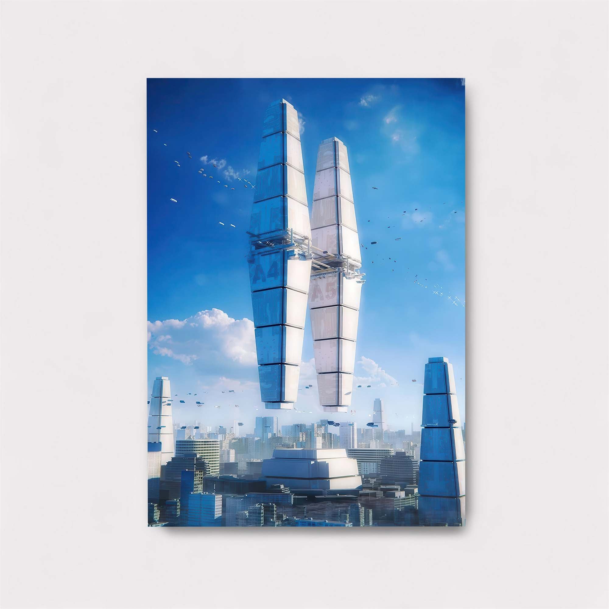 Futuristic Ascendancy Safe Wall Magnetic / M