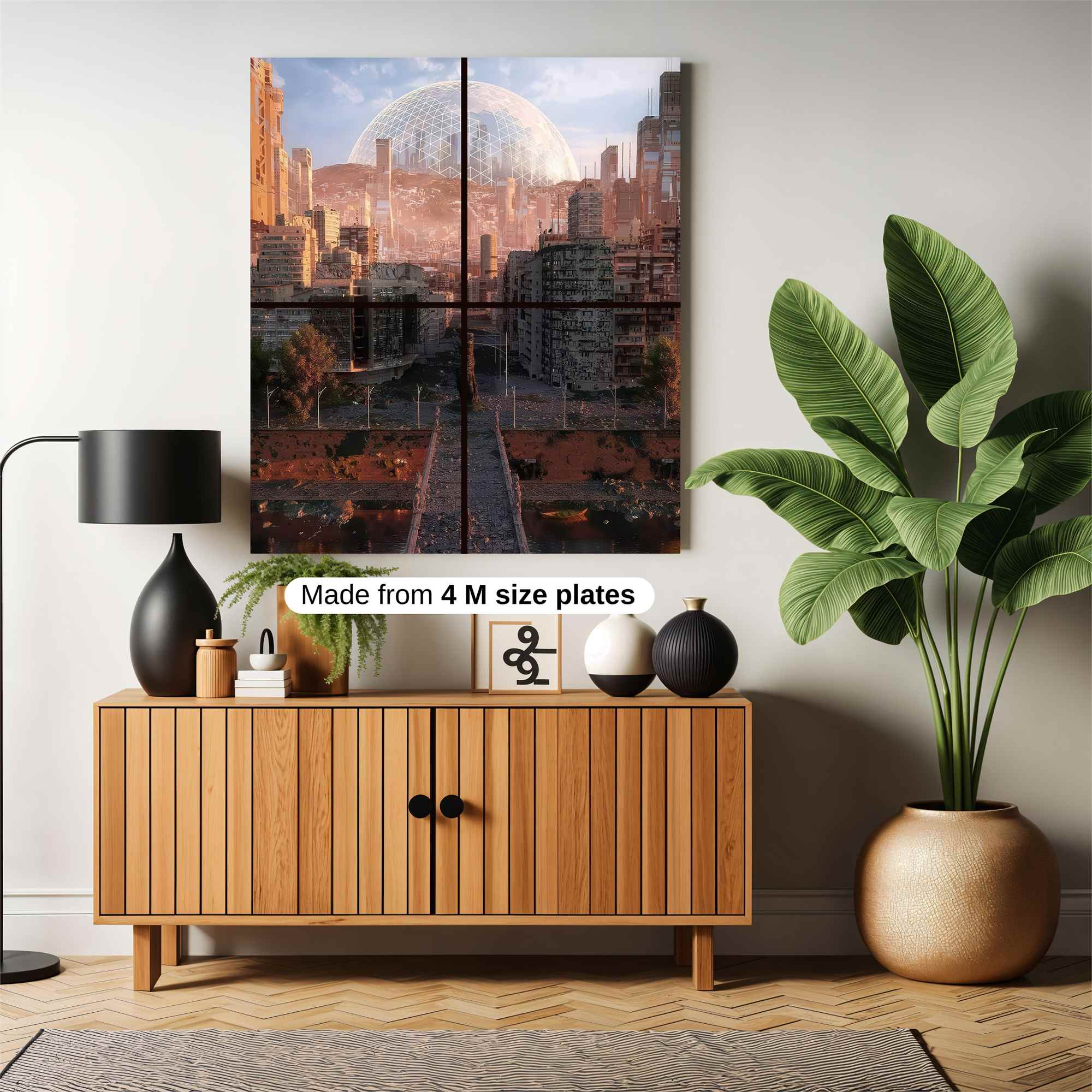 Futuristic Silence Safe Wall Magnetic / M