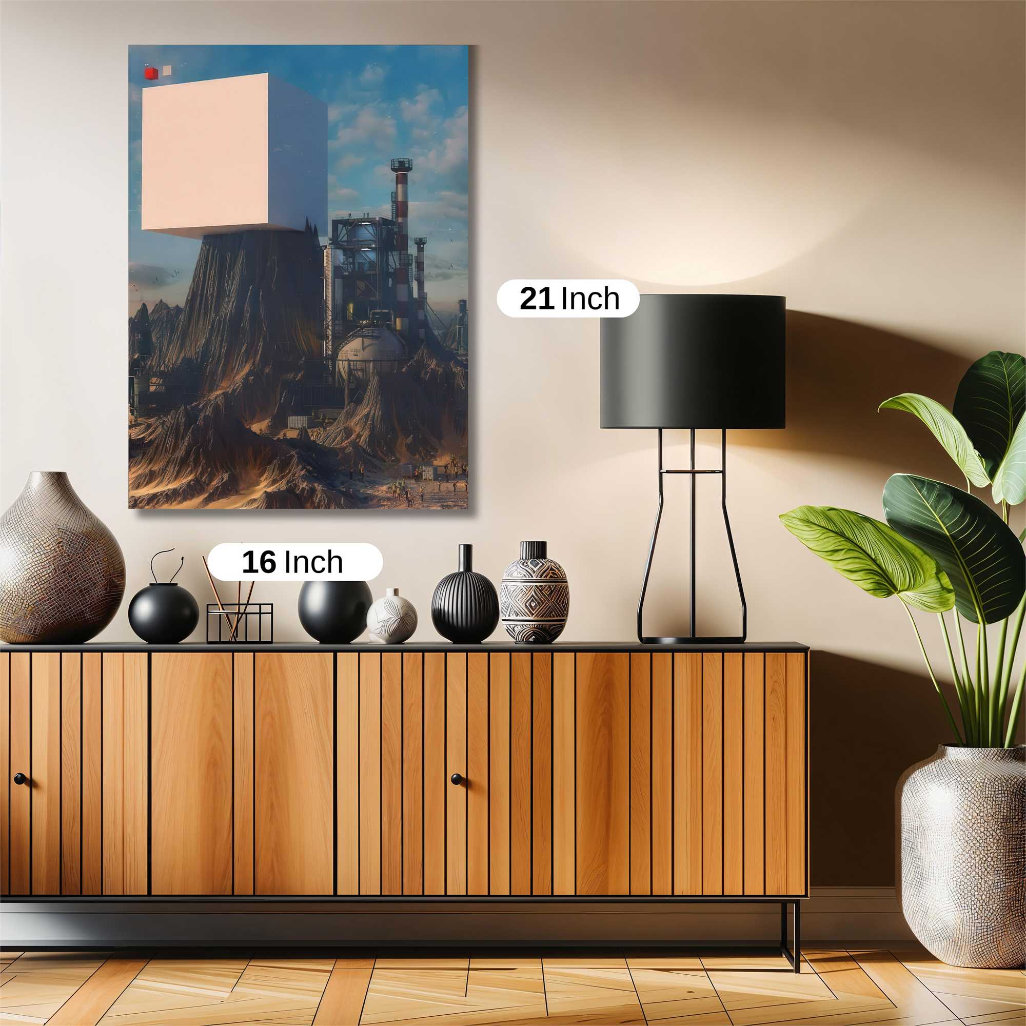 Cube Intrigue Safe Wall Magnetic / M