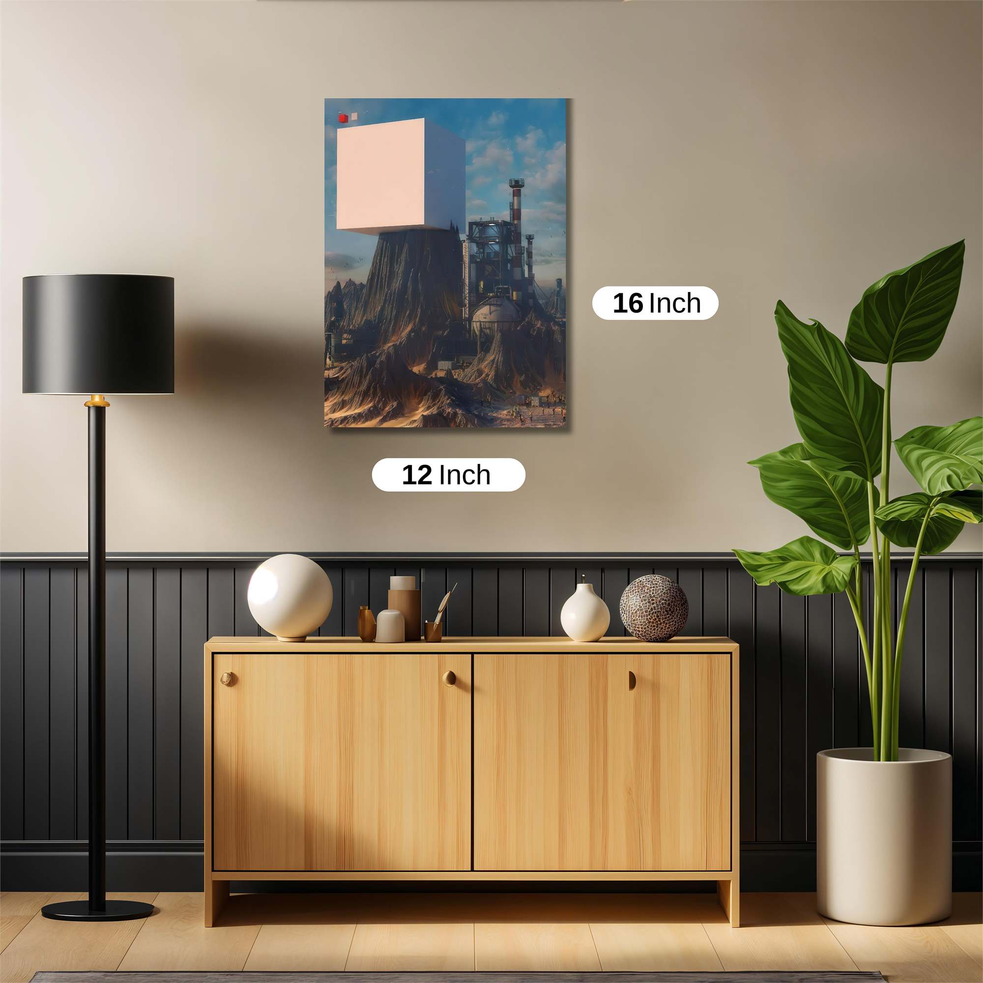 Cube Intrigue Safe Wall Magnetic / M