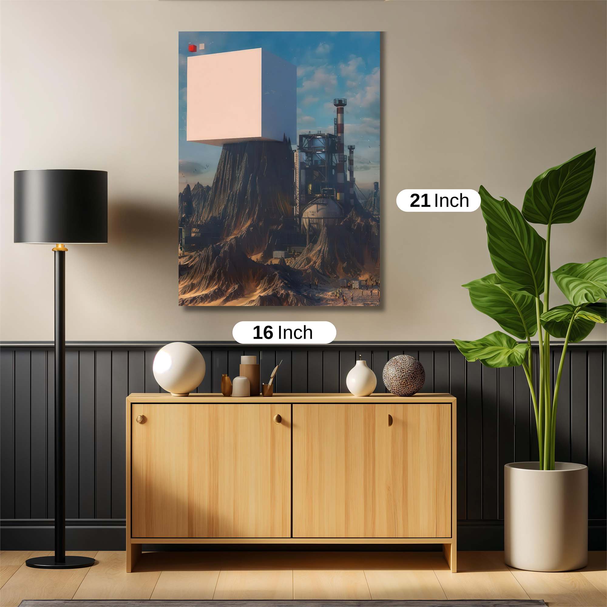 Cube Intrigue Safe Wall Magnetic / M