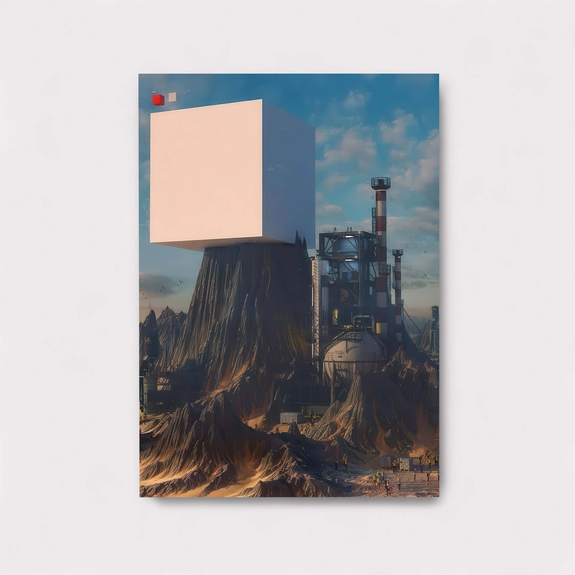 Cube Intrigue Safe Wall Magnetic / M