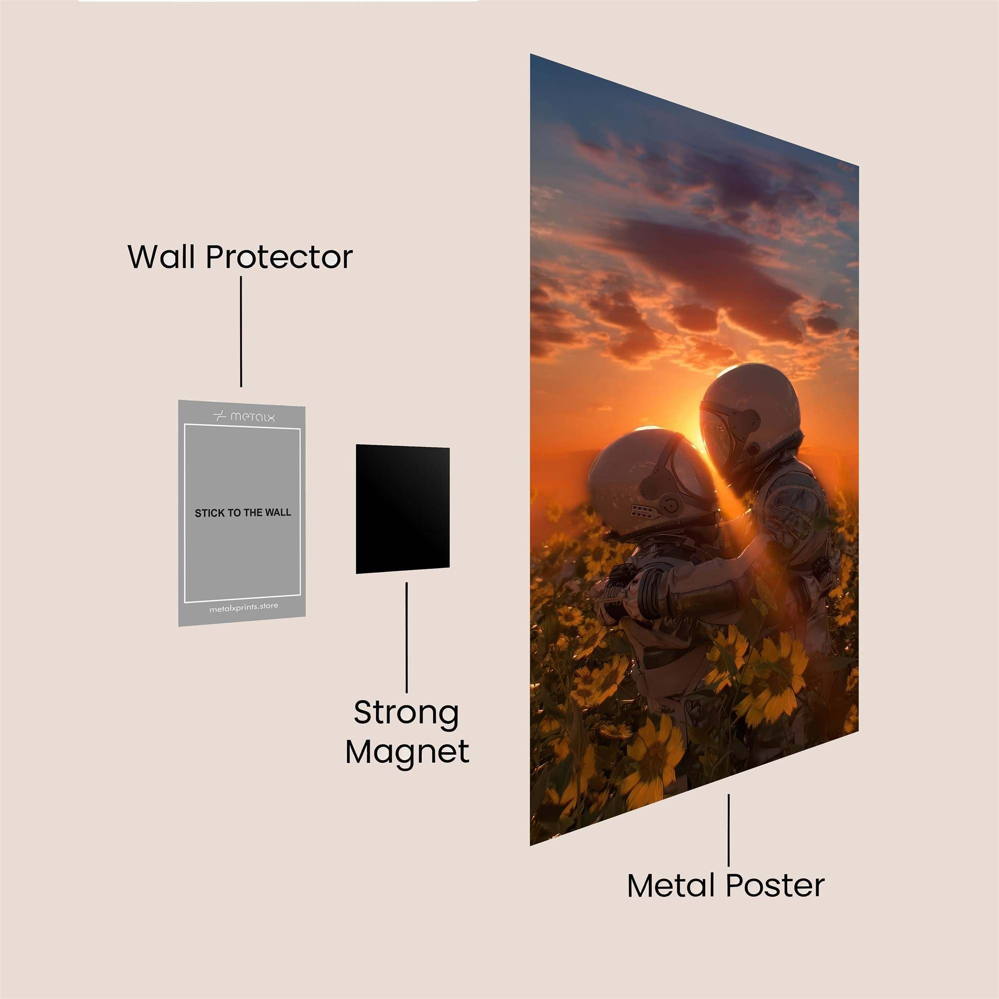 Cosmic Embrace Safe Wall Magnetic / M