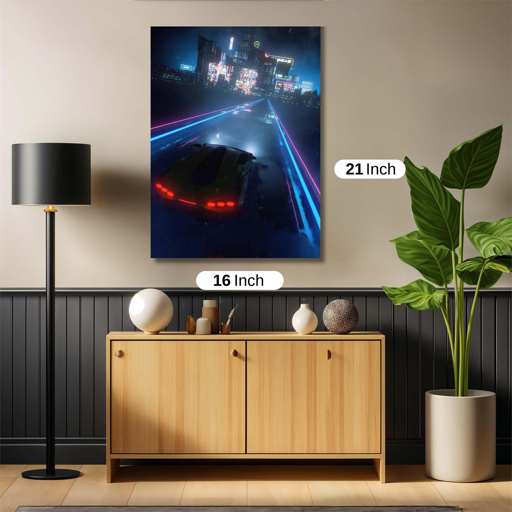 Neon Velocity Safe Wall Magnetic / M