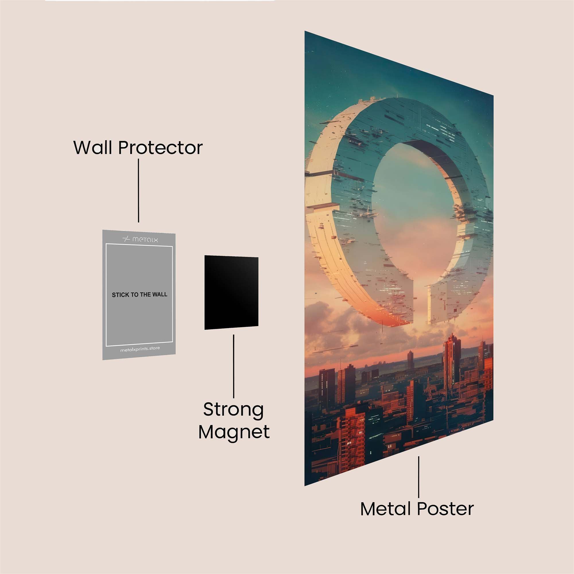 Portal Ascension Safe Wall Magnetic / M