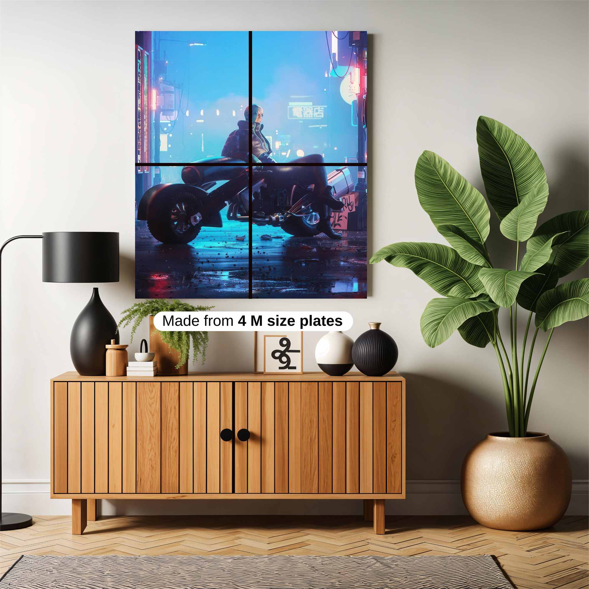 Neon Serenity Safe Wall Magnetic / M