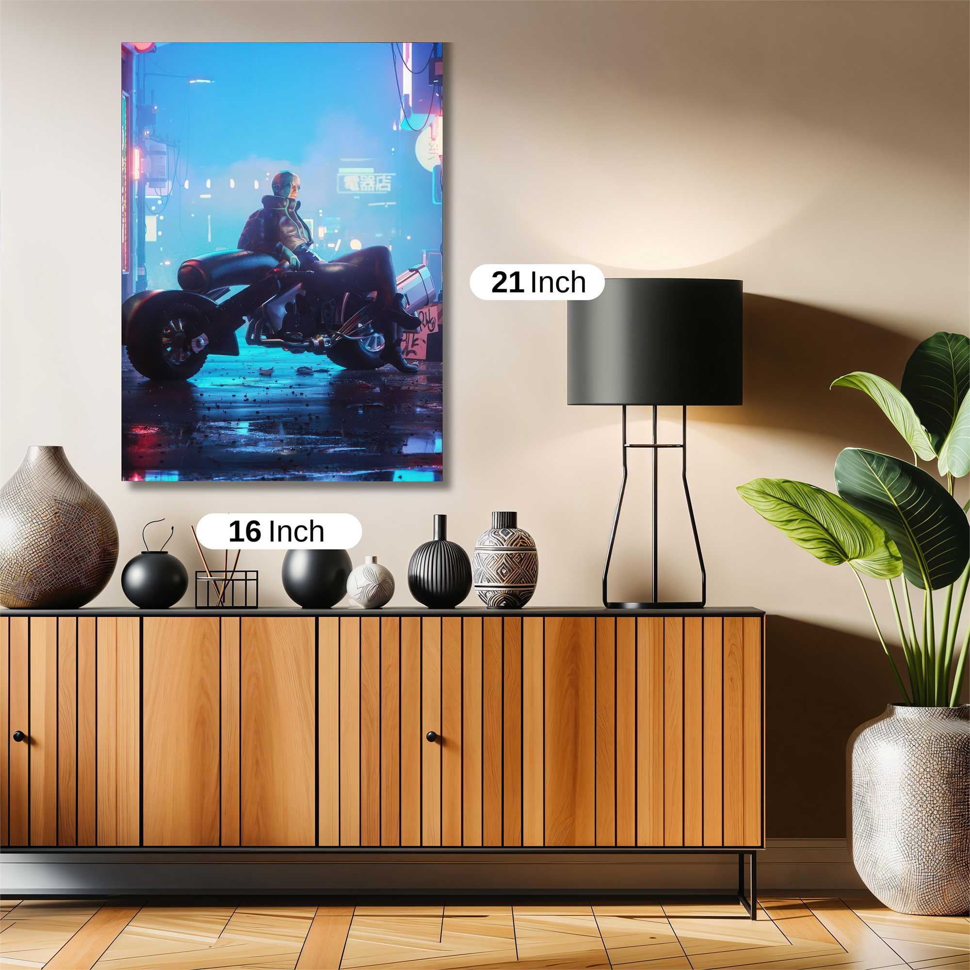 Neon Serenity Safe Wall Magnetic / M