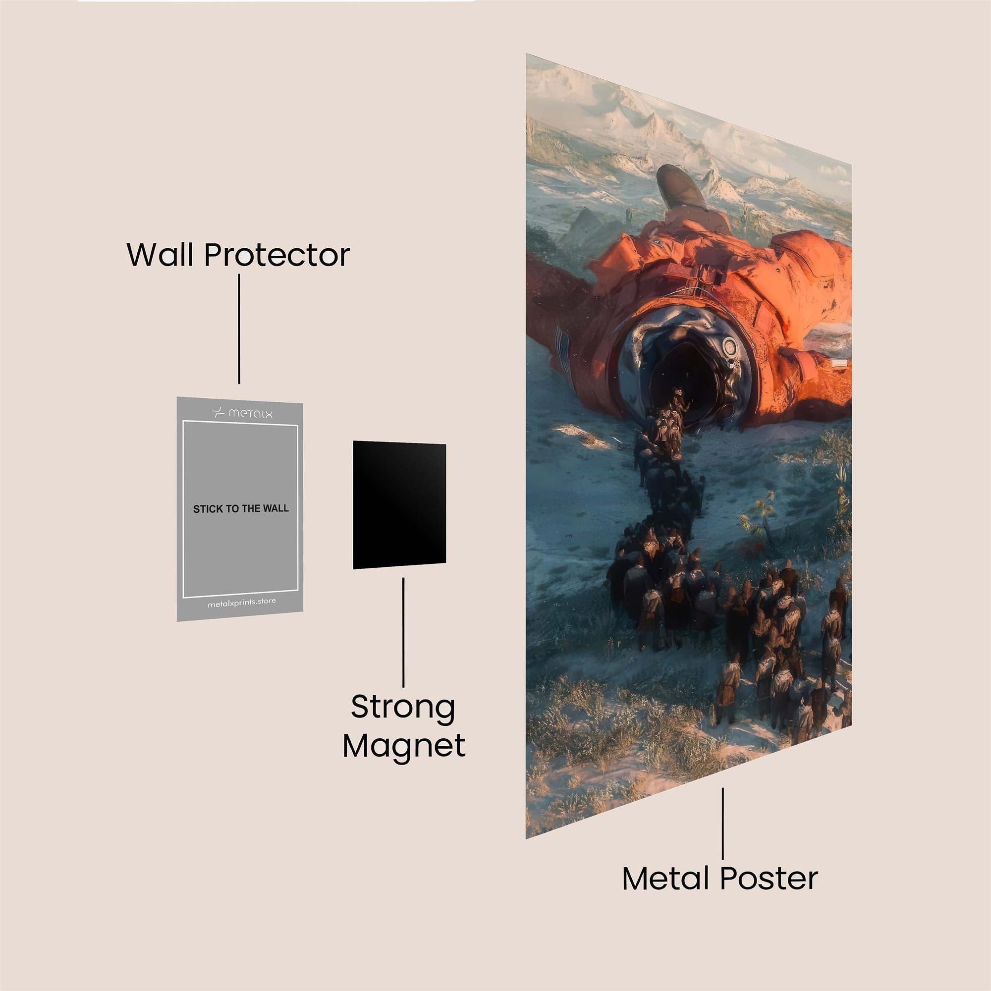 Giant Enigma Safe Wall Magnetic / M