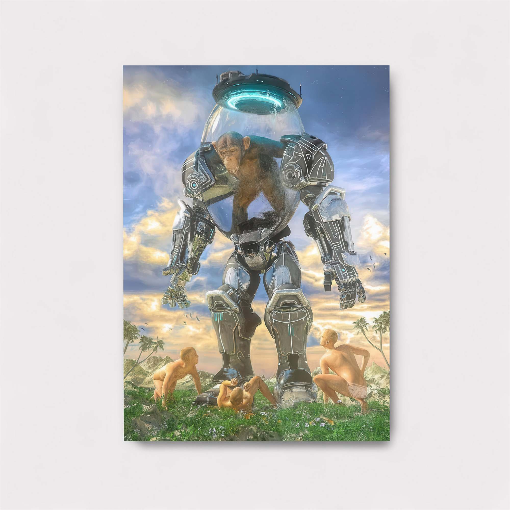 Primate Mechascene Safe Wall Magnetic / M