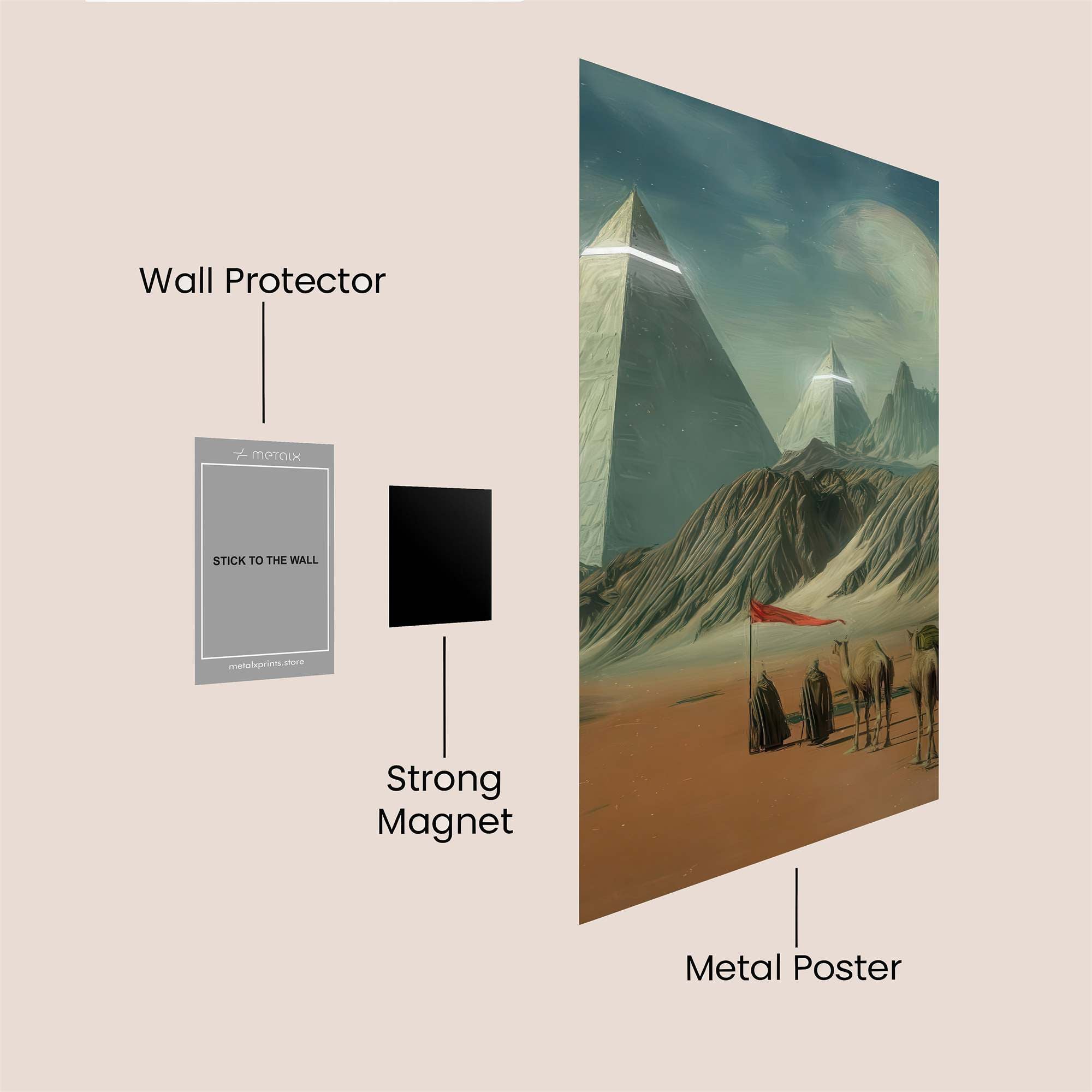 Cosmic Exploration Safe Wall Magnetic / M